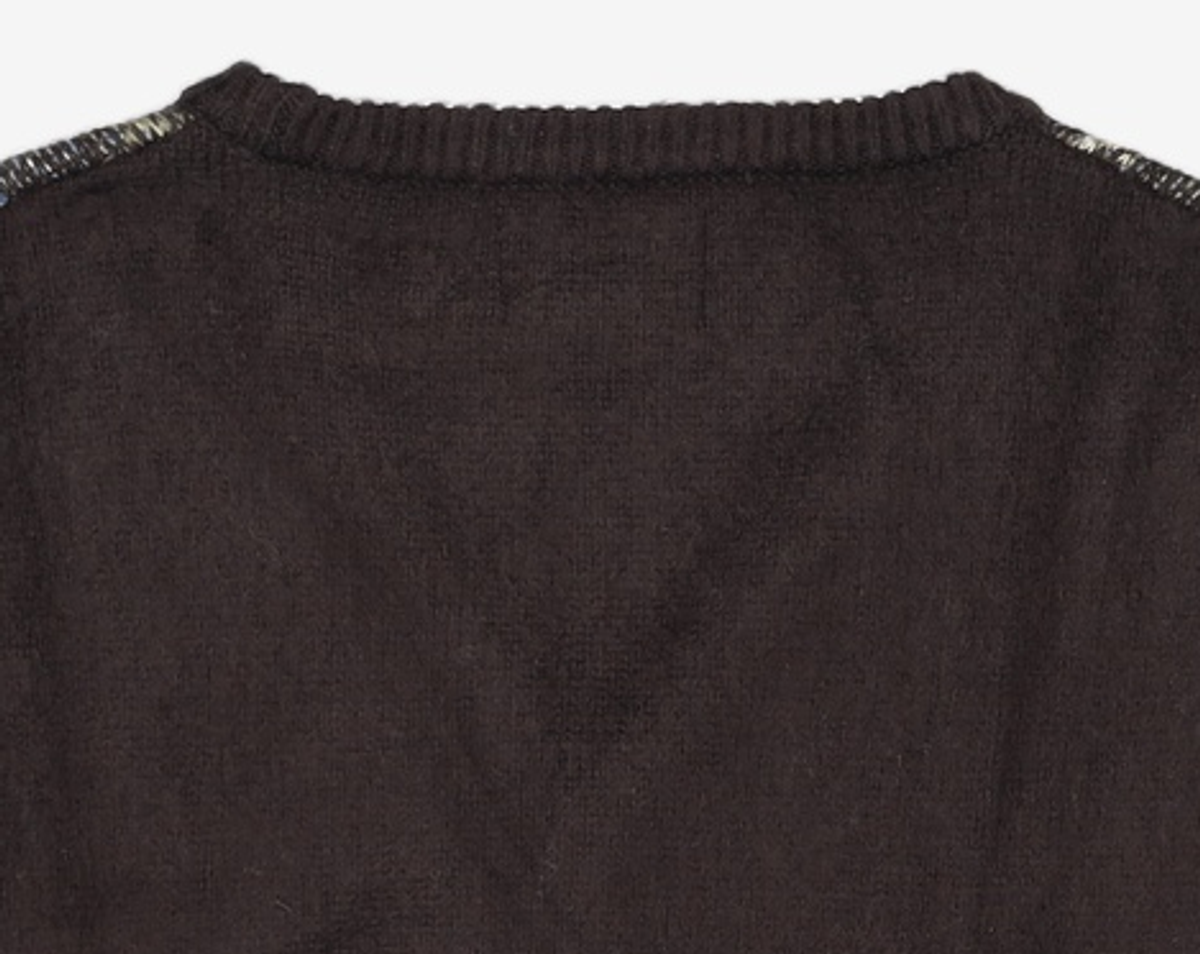 디스이즈네버댓(THISISNEVERTHAT) (FW21) Argyle Cardigan Black M