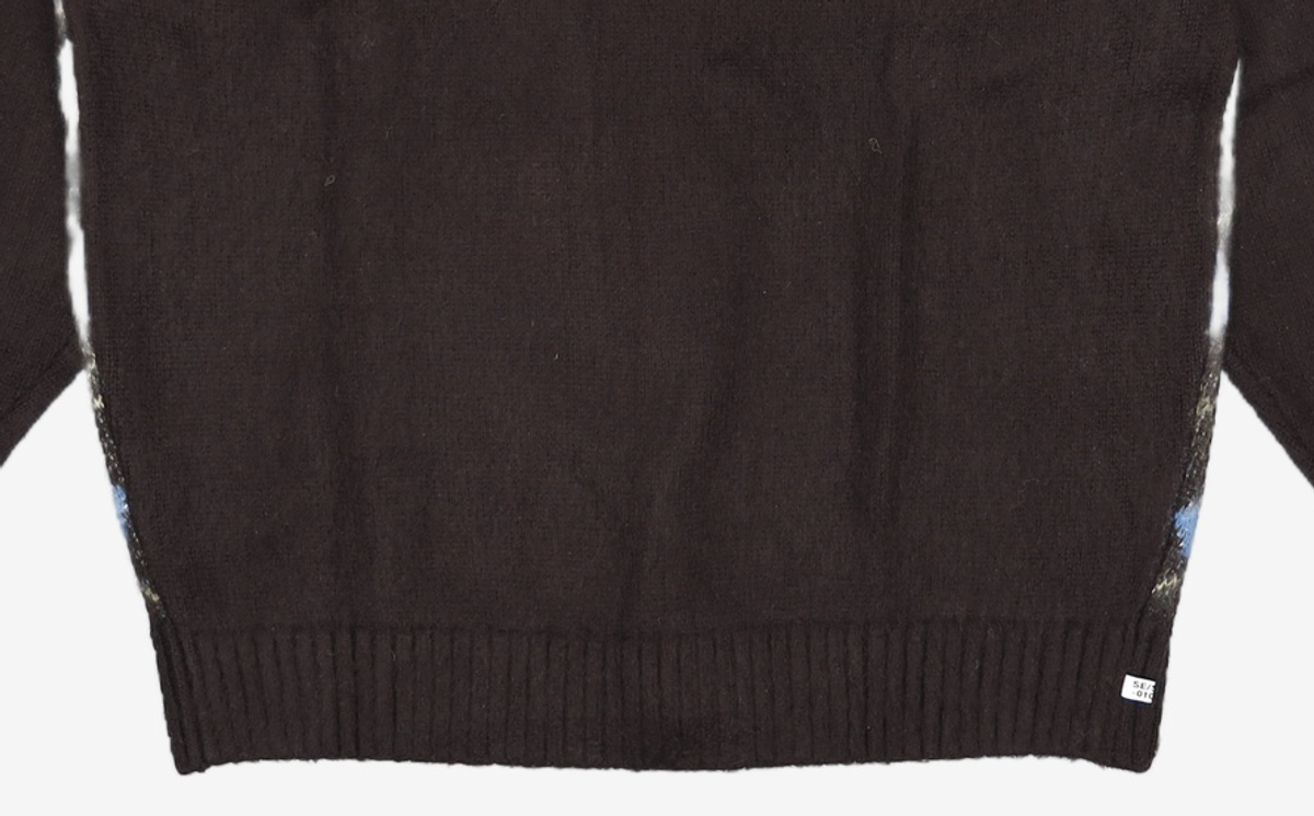 디스이즈네버댓(THISISNEVERTHAT) (FW21) Argyle Cardigan Black M