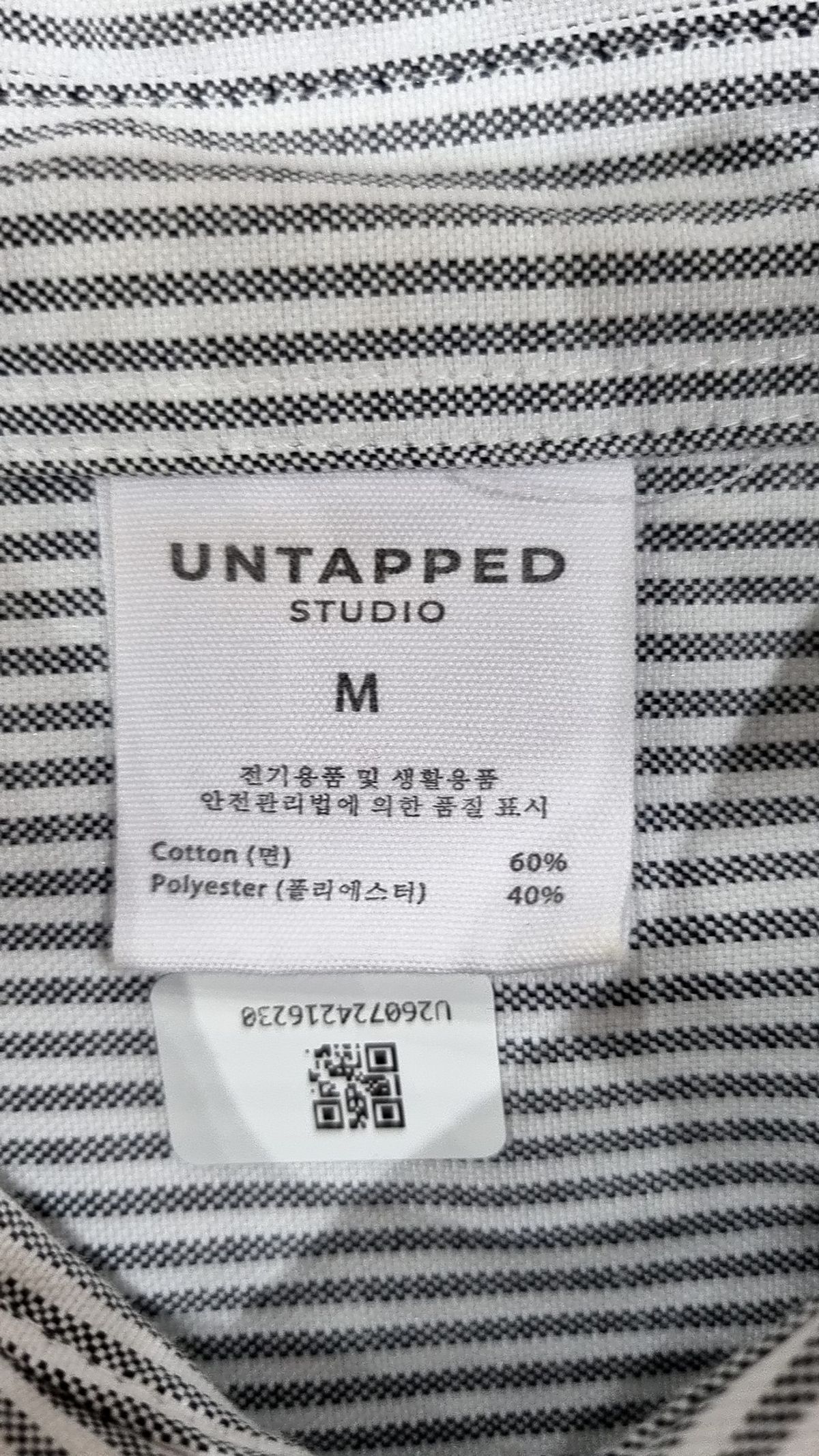 언탭트 스튜디오(UNTAPPED STUDIO) 캐주얼 셔츠 M