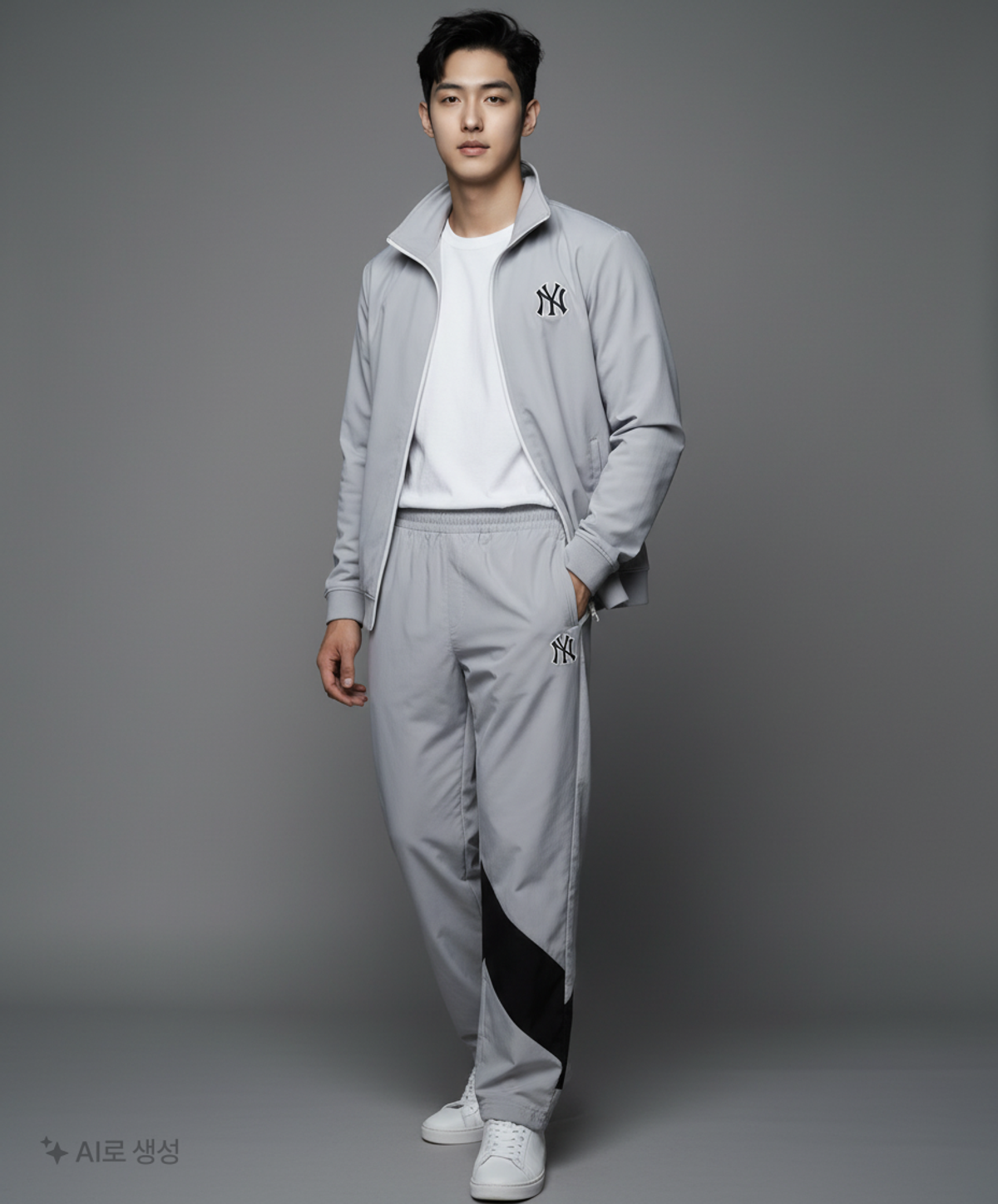 엠엘비(MLB) 씸볼 나일론 조거팬츠 NY (Grey) M