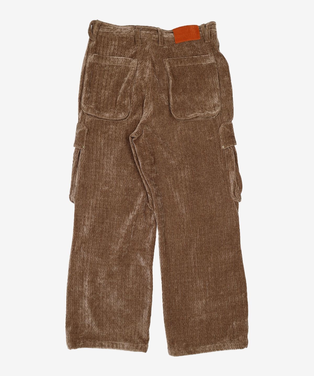 웨슬리 휴스턴(WESLEYHYUSTON) CAIMAN VELVET CARGO PANTS BROWN M