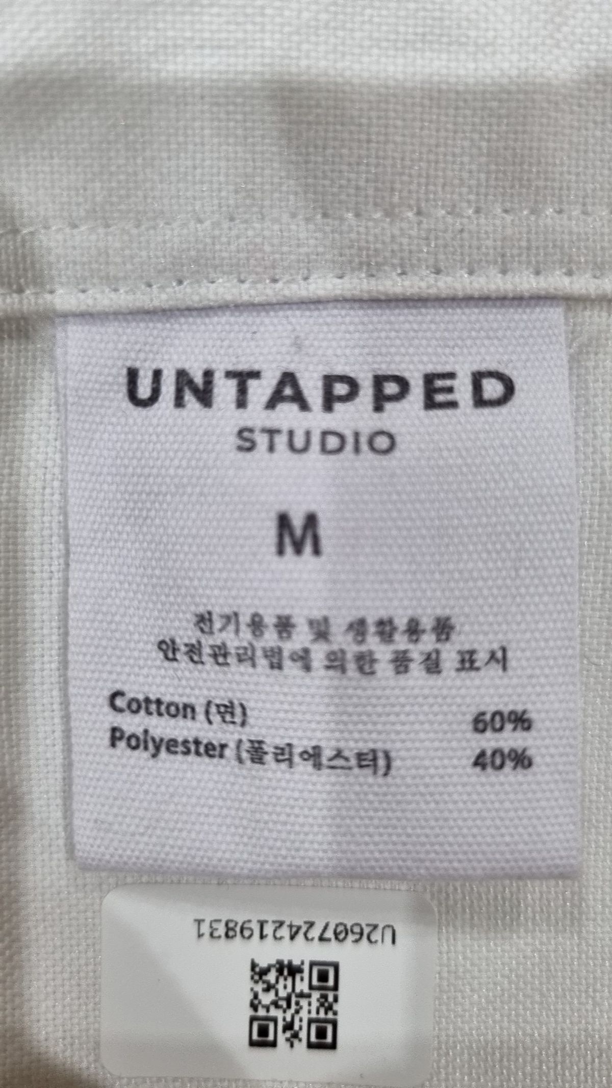 언탭트 스튜디오(UNTAPPED STUDIO) 캐주얼 셔츠 M