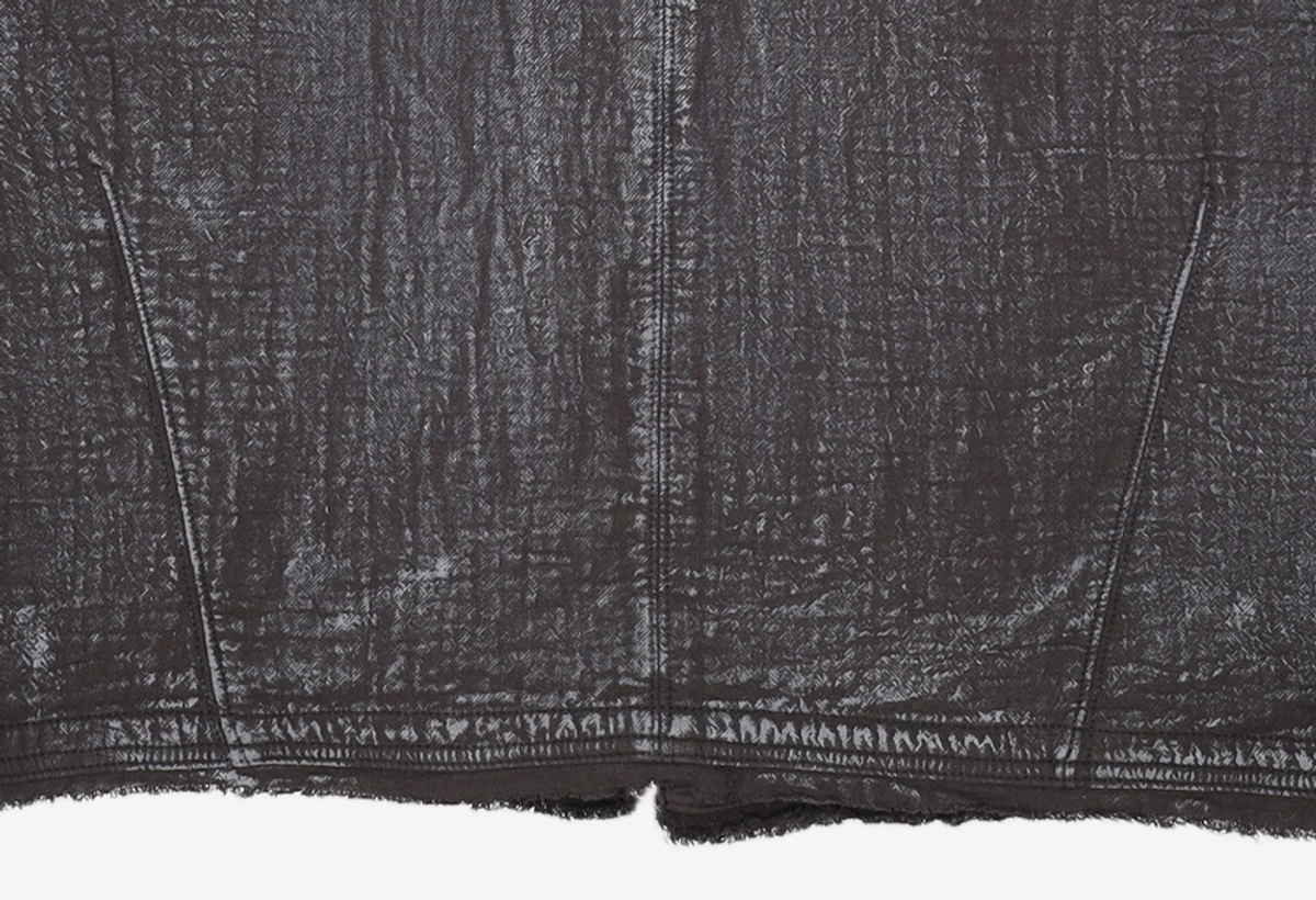 본바트(VONVAT) Dirty Linen Hood Vest (Black) 3