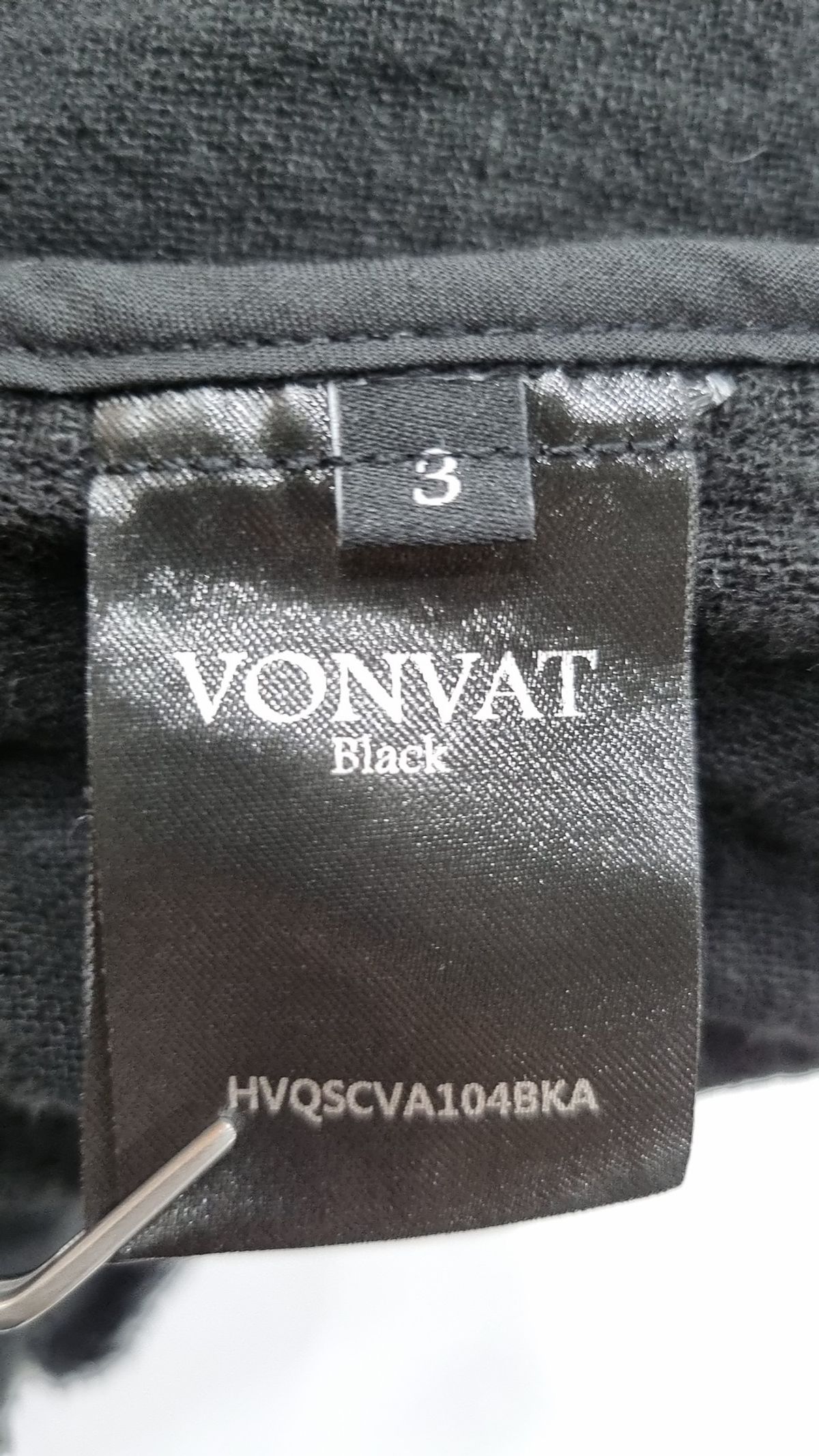 본바트(VONVAT) Dirty Linen Hood Vest (Black) 3