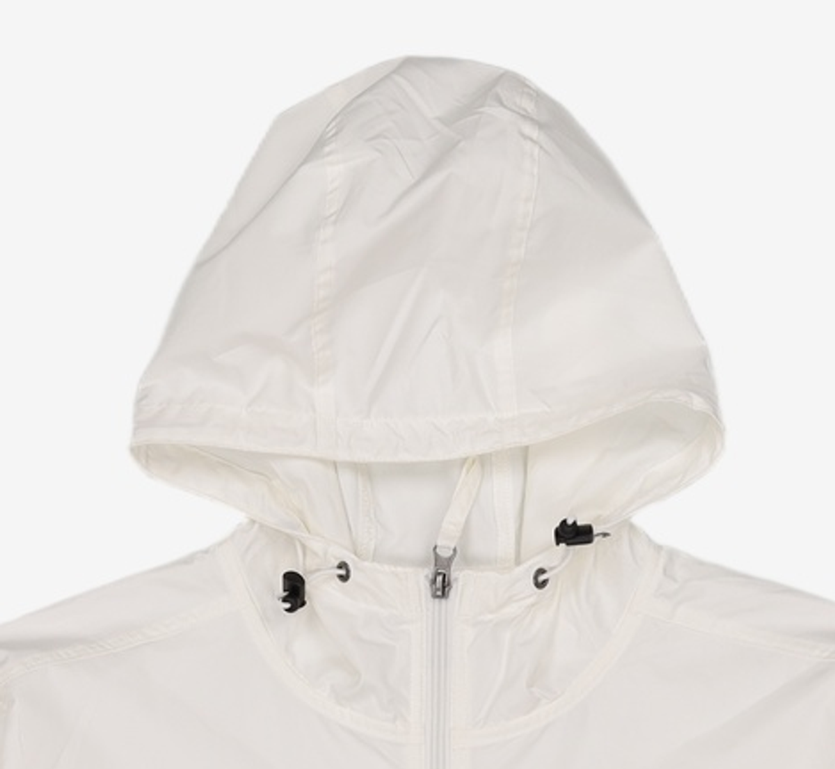 챔피온(CHAMPION) 로고 풀집업 바람막이 White M