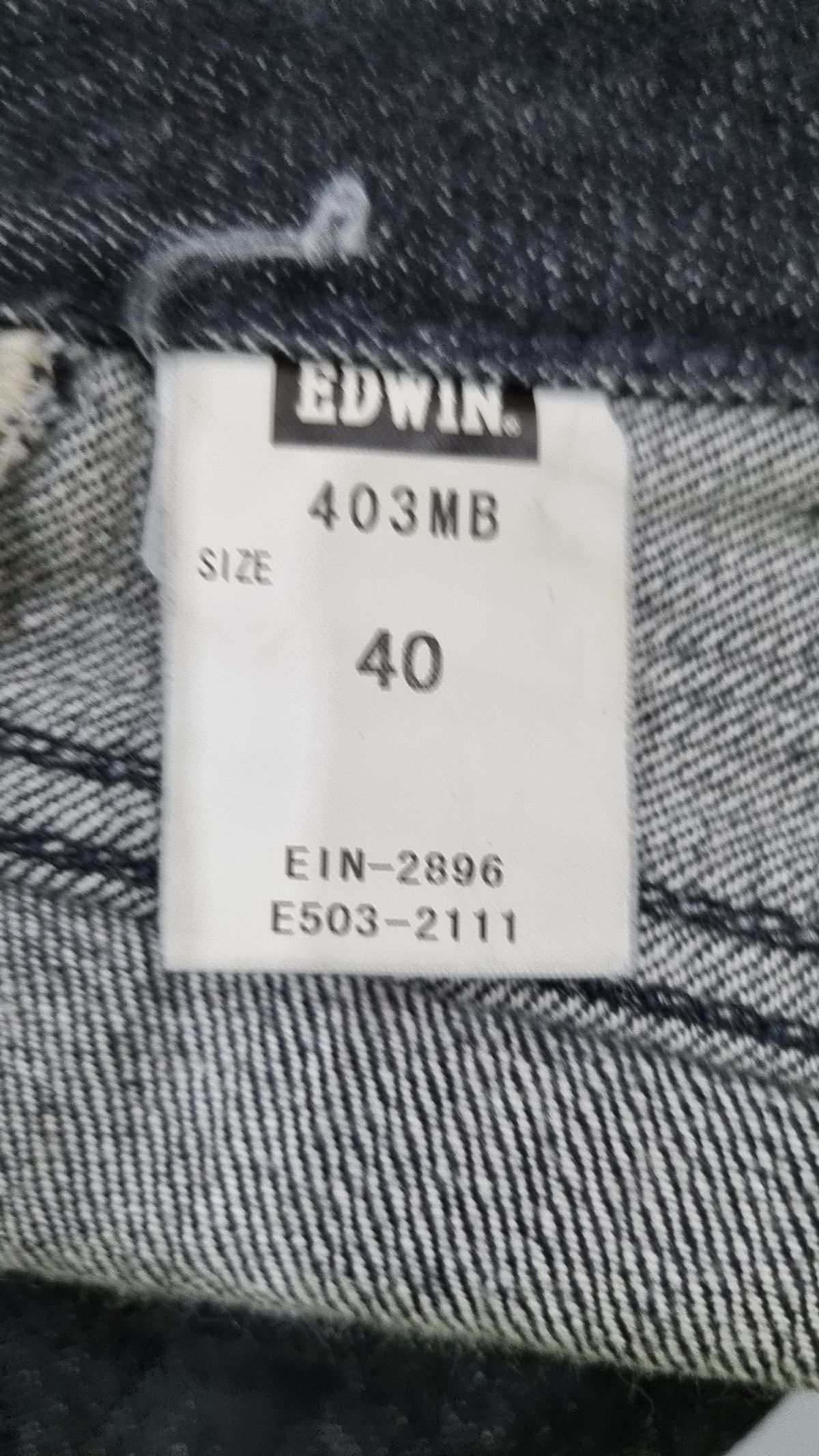 에드윈(EDWIN) 청/데님 팬츠 40
