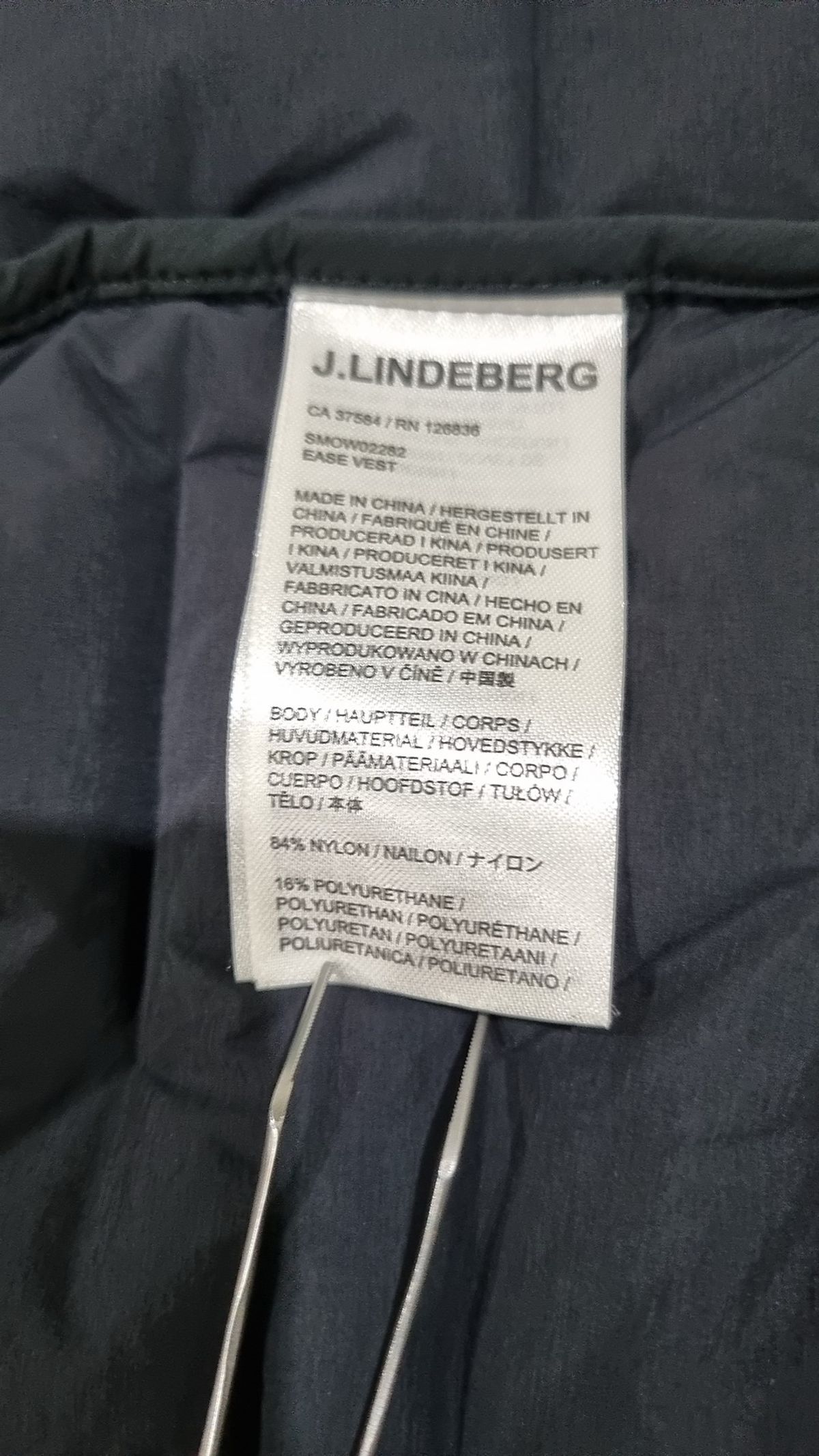 제이린드버그(J.LINDEBERG) 패딩 베스트 S