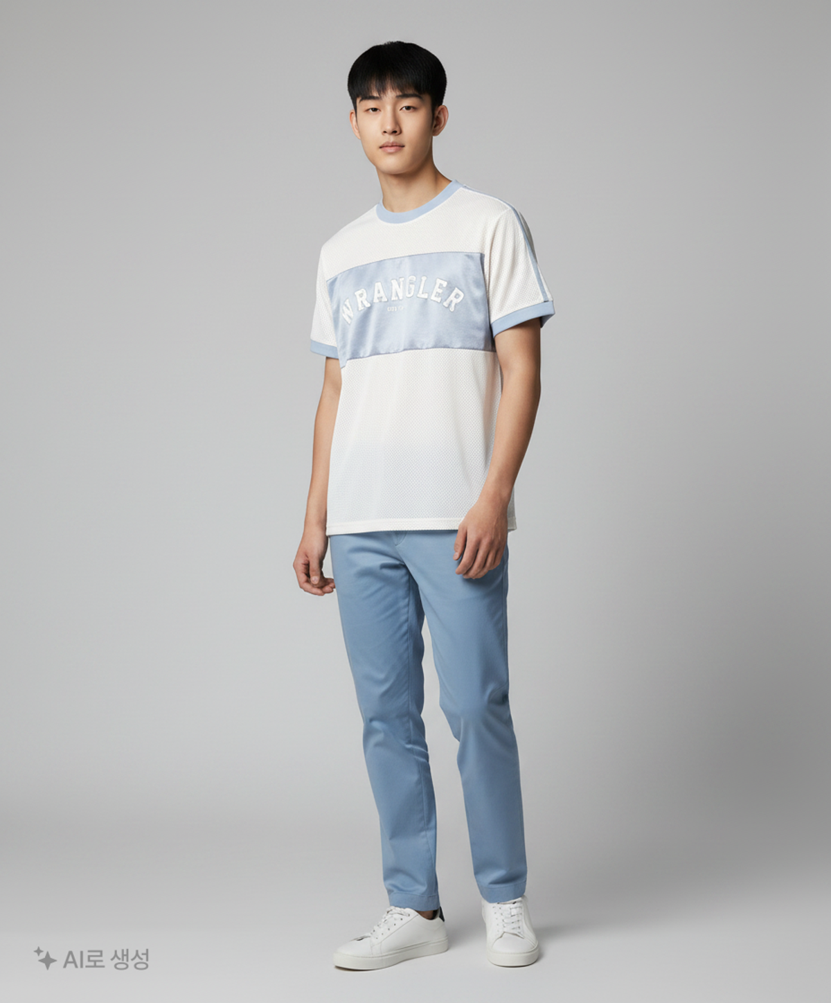 랭글러(WRANGLER) 반소매 티셔츠 F