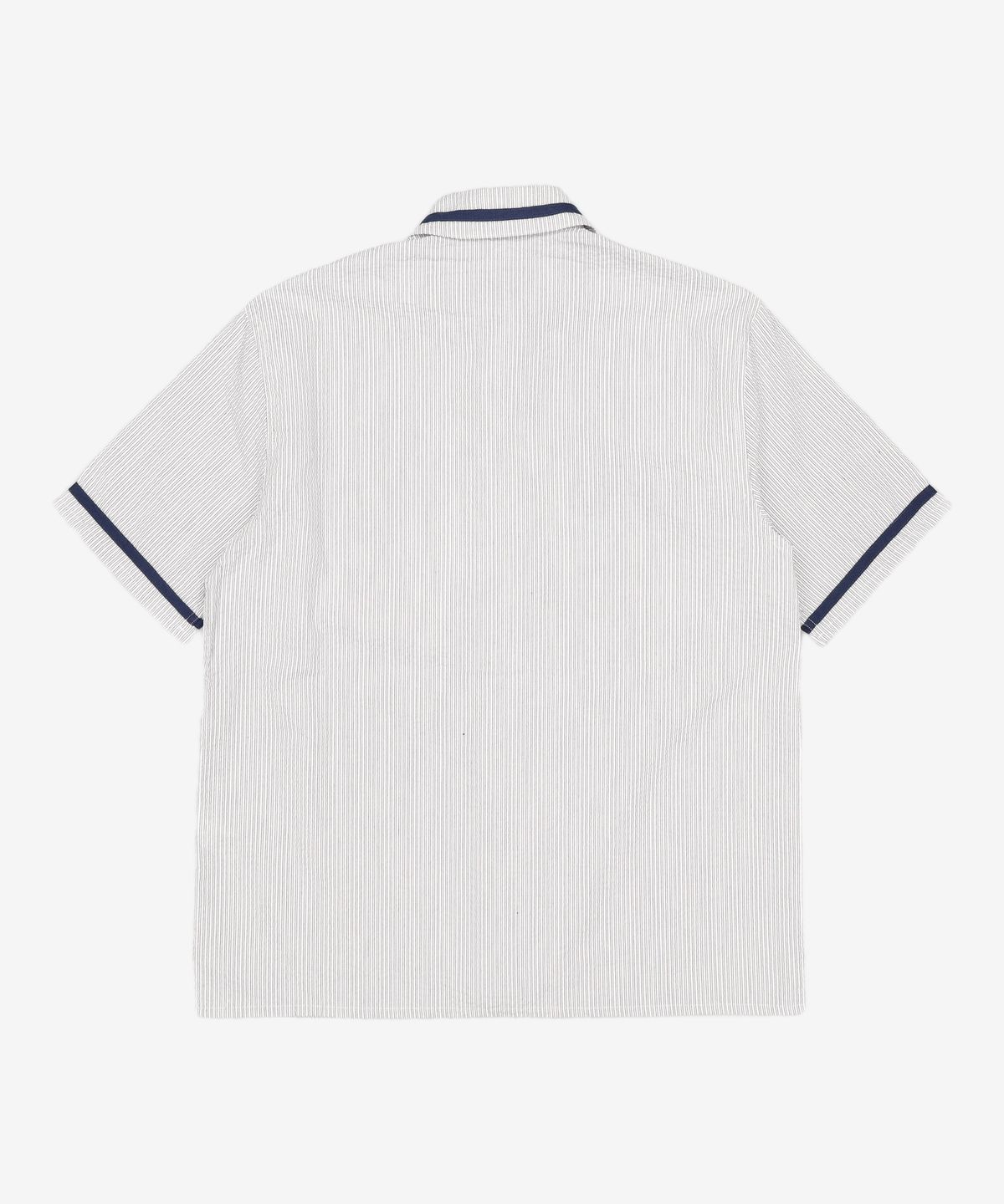 오아이오아이 컬렉션(OIOI COLLECTION) SEERSUCKER BASEBALL SHIRTS [GREY] M