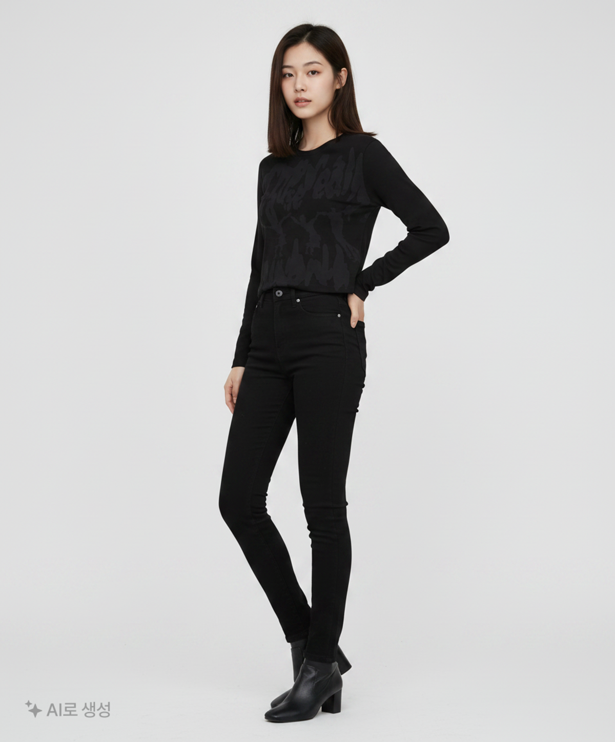 브라운브레스(BROWNBREATH) CAUSE LONGSLEEVE - BLACK M