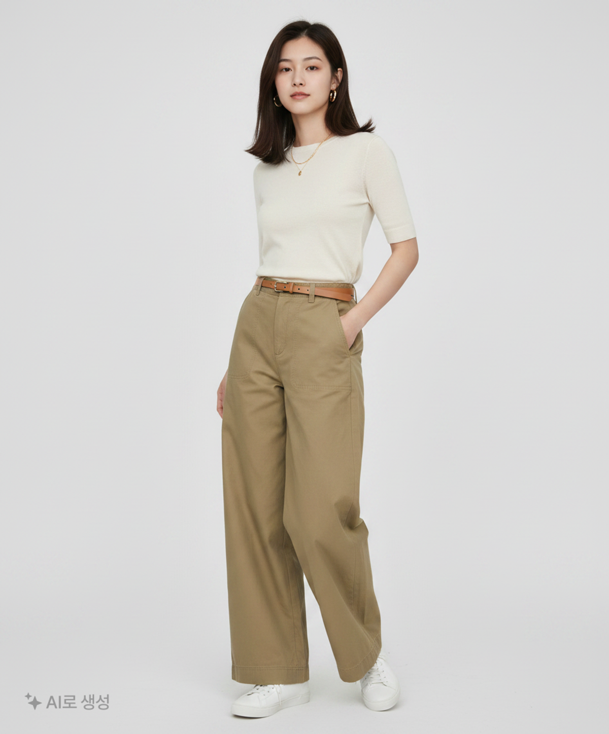 베네통(BENETTON) 코튼 팬츠 42