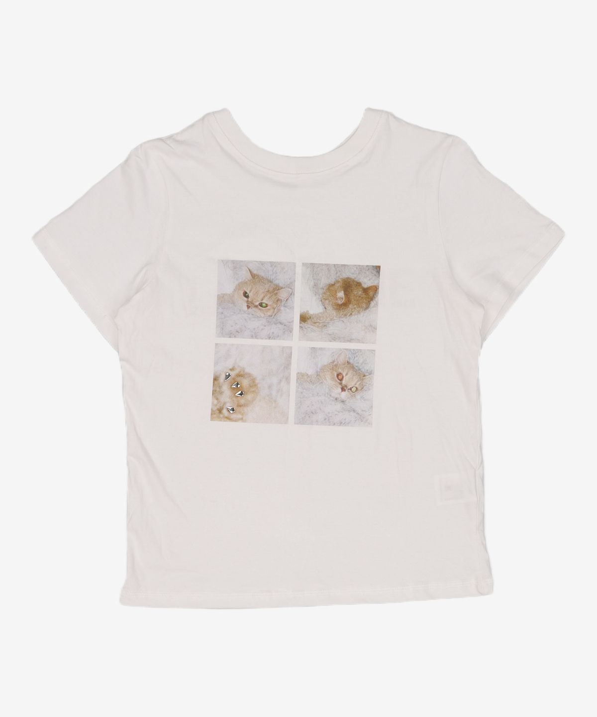 김미더영(GIMMETHEYOUNG) G_LOVE CAT T-SHIRT_L / WHITE S