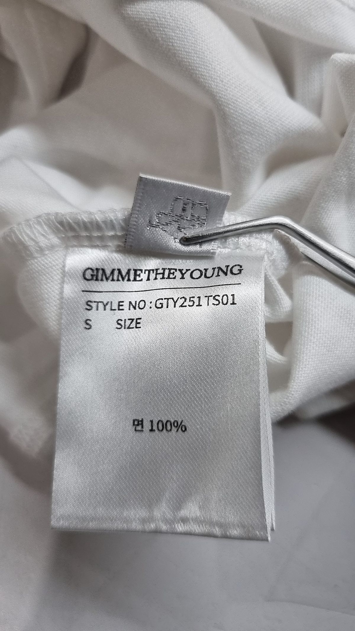 김미더영(GIMMETHEYOUNG) G_LOVE CAT T-SHIRT_L / WHITE S