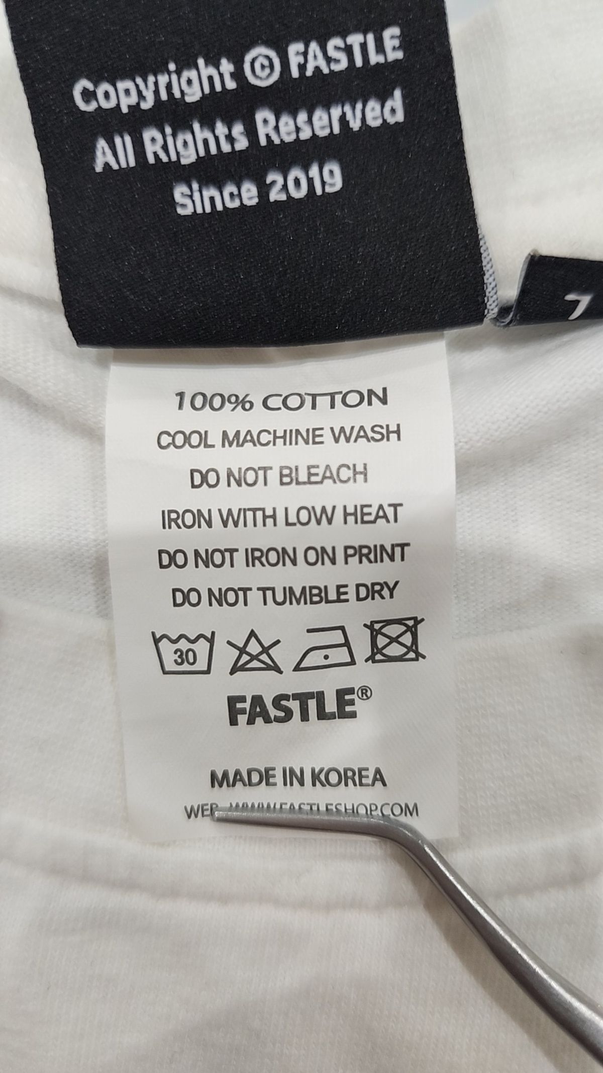 패슬(FASTLE) 반소매 티셔츠 L
