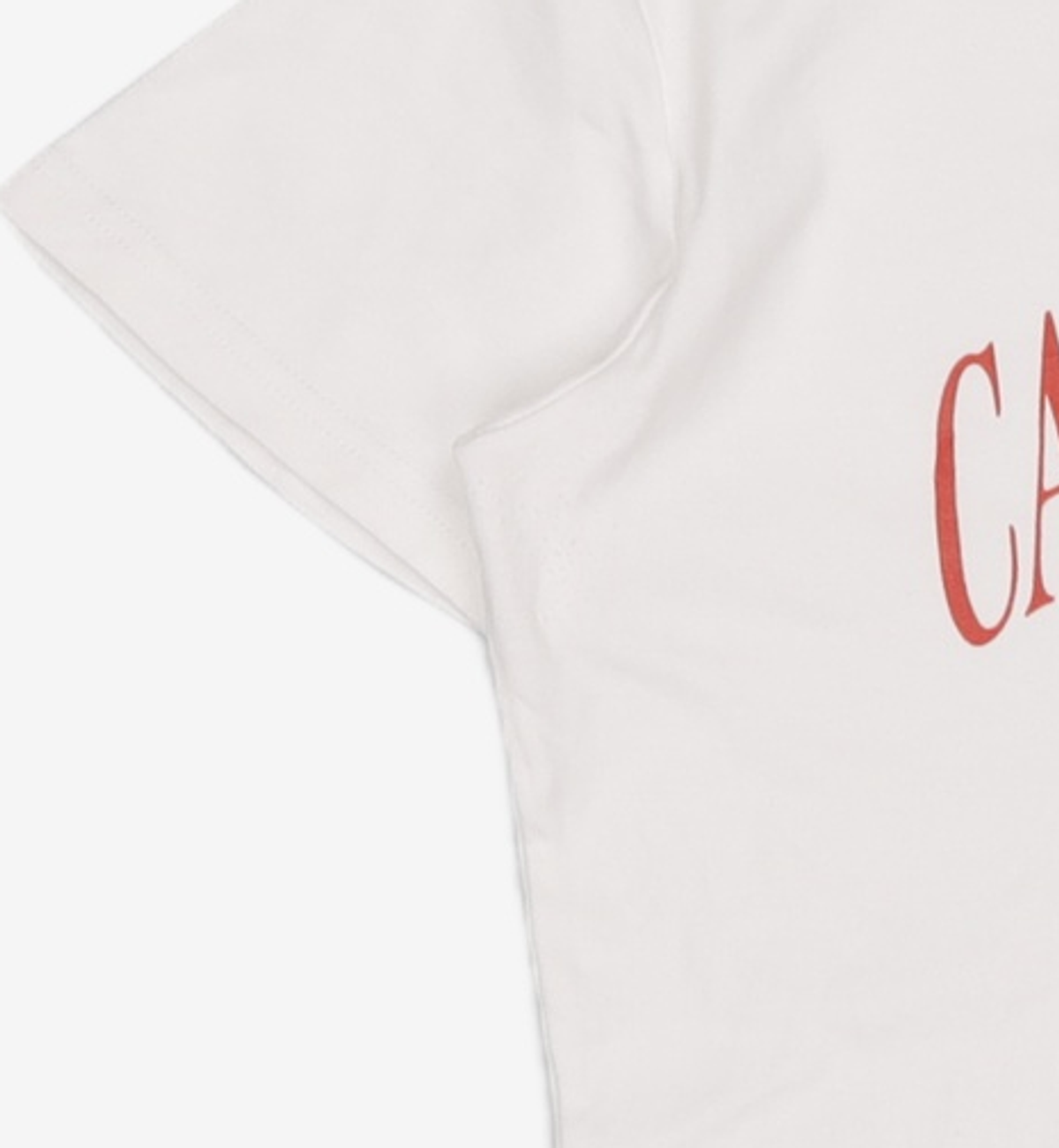 벌스원(VERSE ONE) CATS LOGO T-SHIRTS #2 WHITE/RED(FOR WOMEN) FREE