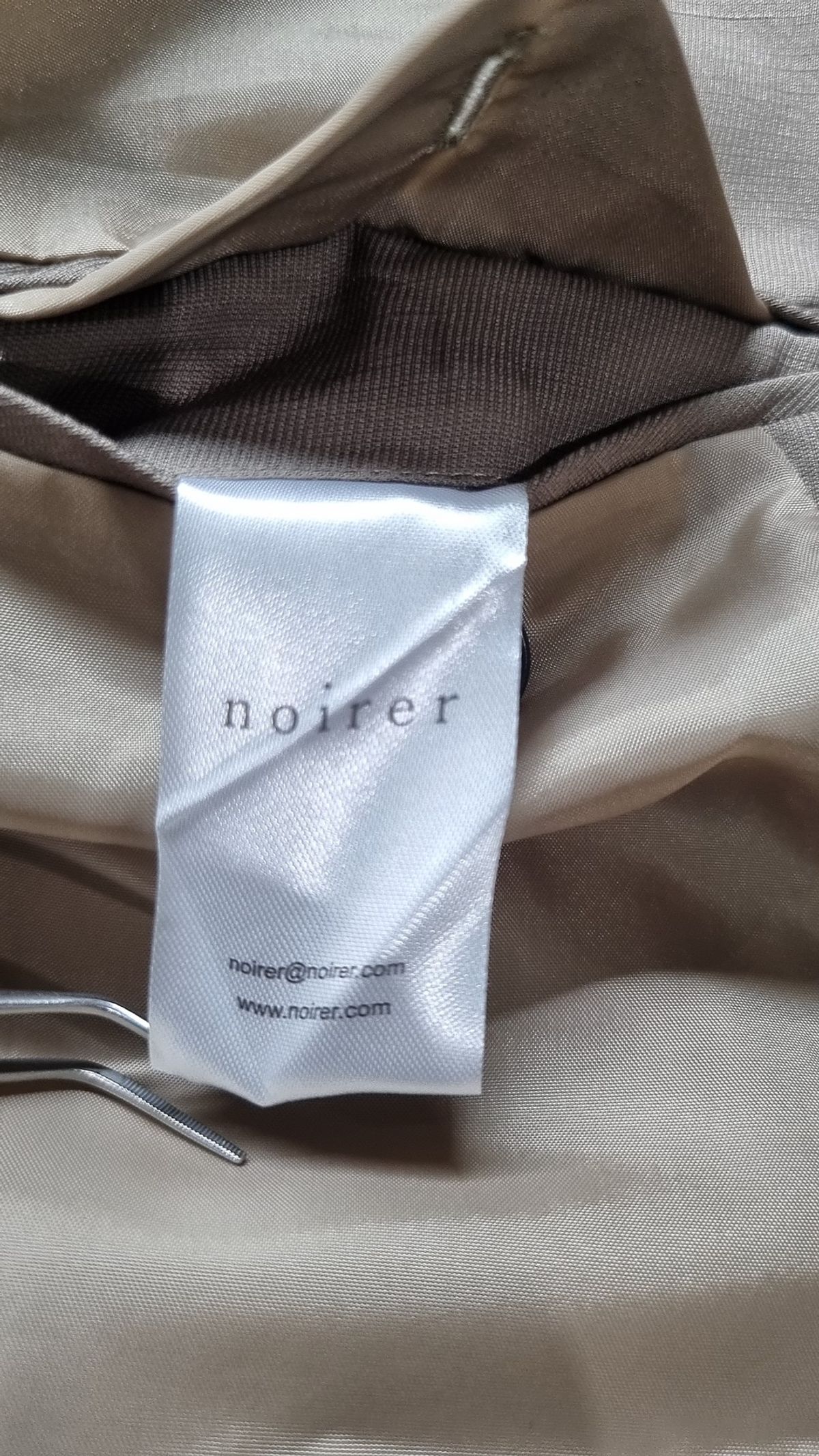 노이어(NOIRER) 린넨 오버핏 블레이져 (베이지) 50