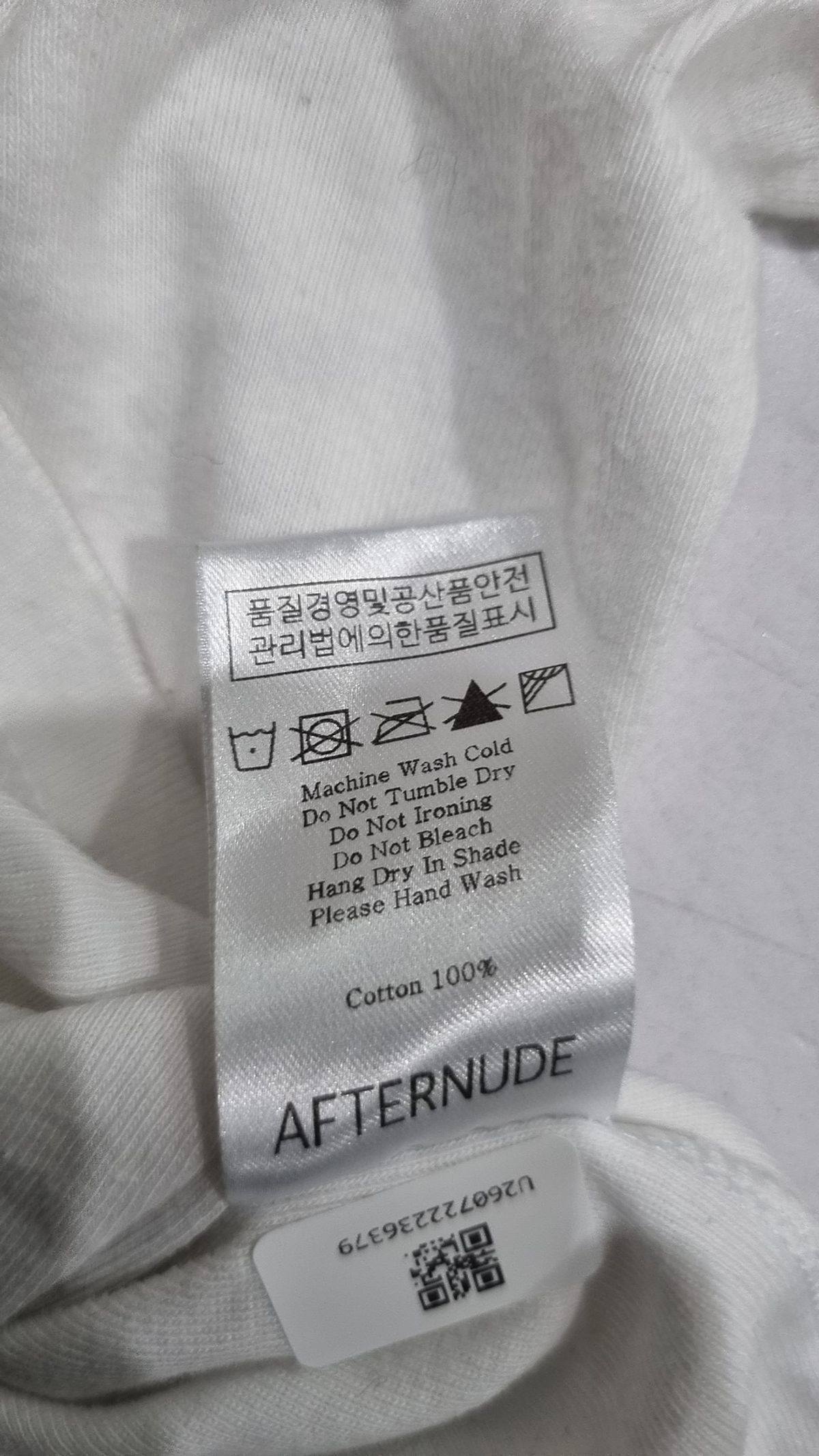 에프터누드(AFTERNUDE) 반소매 티셔츠 S