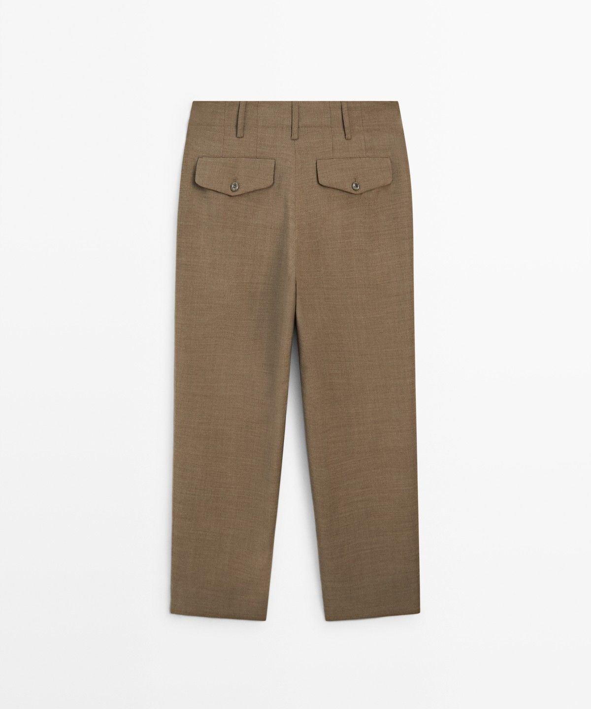 마시모두띠(MASSIMO DUTTI) 100% 울 멜란지 수트 팬츠