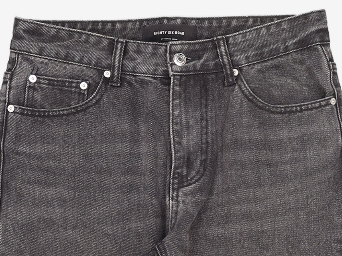 86로드(86ROAD) BLACK NORMAL CHIP / CROP TAPERED 30