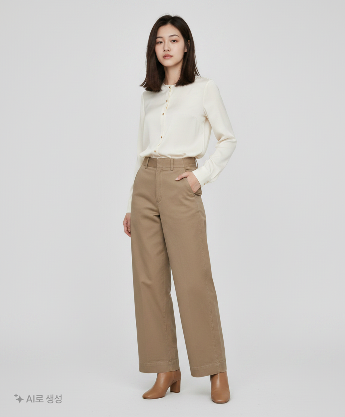 유니클로(UNIQLO) 코튼 팬츠 58