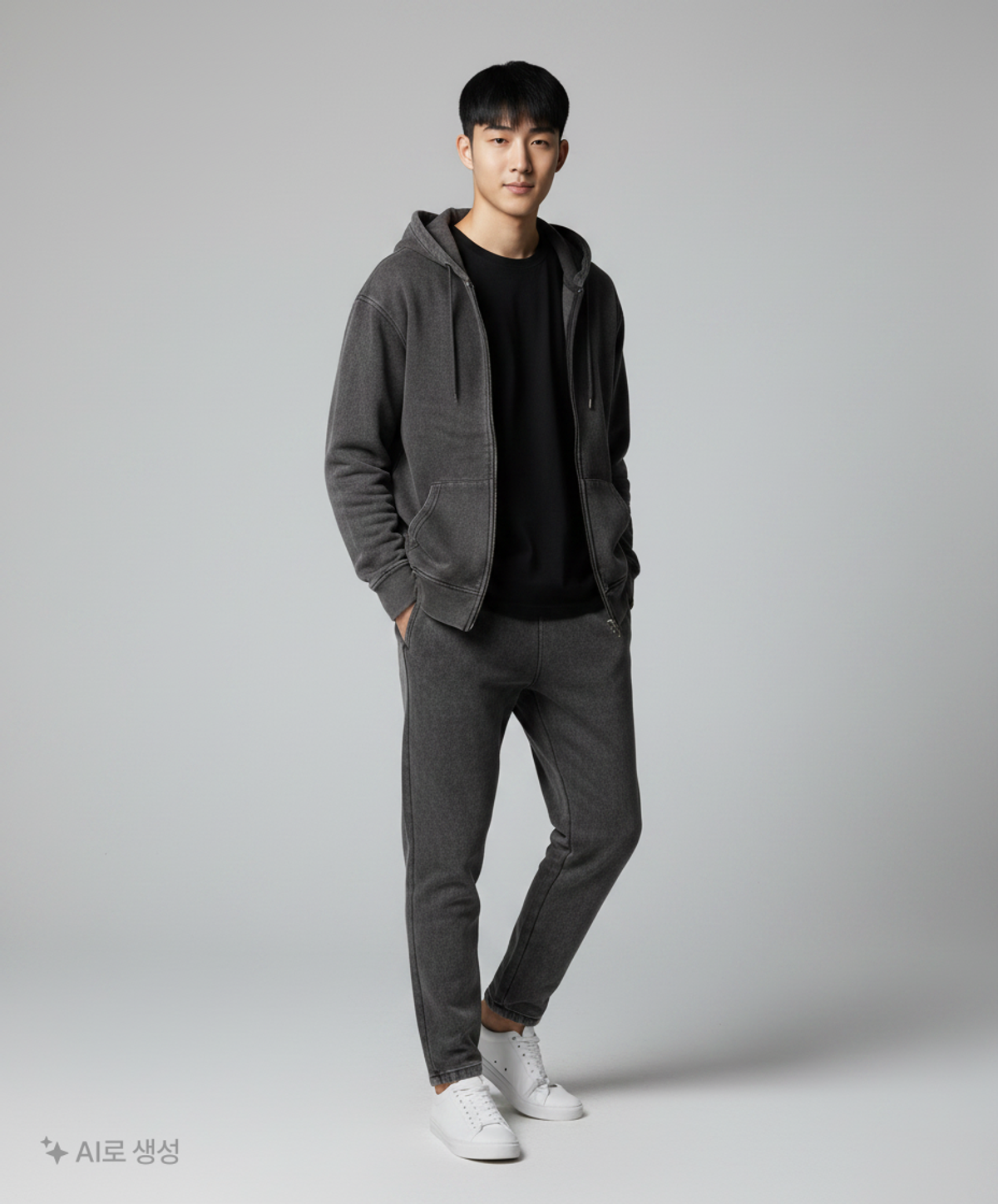 디미트리블랙(DIMITRI BLACK) 후드 집업 2XL