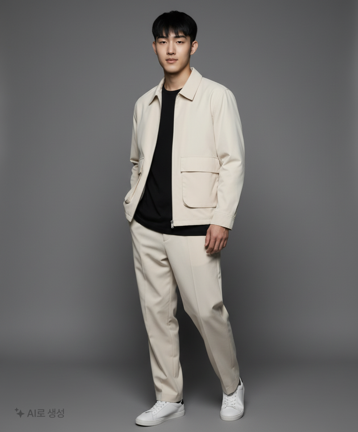 스파오(SPAO) 나일론/코치 재킷 100