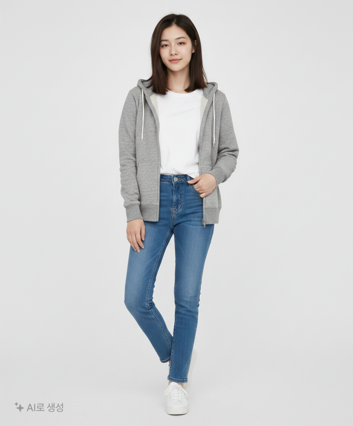 유니클로(UNIQLO) 후드 집업 S