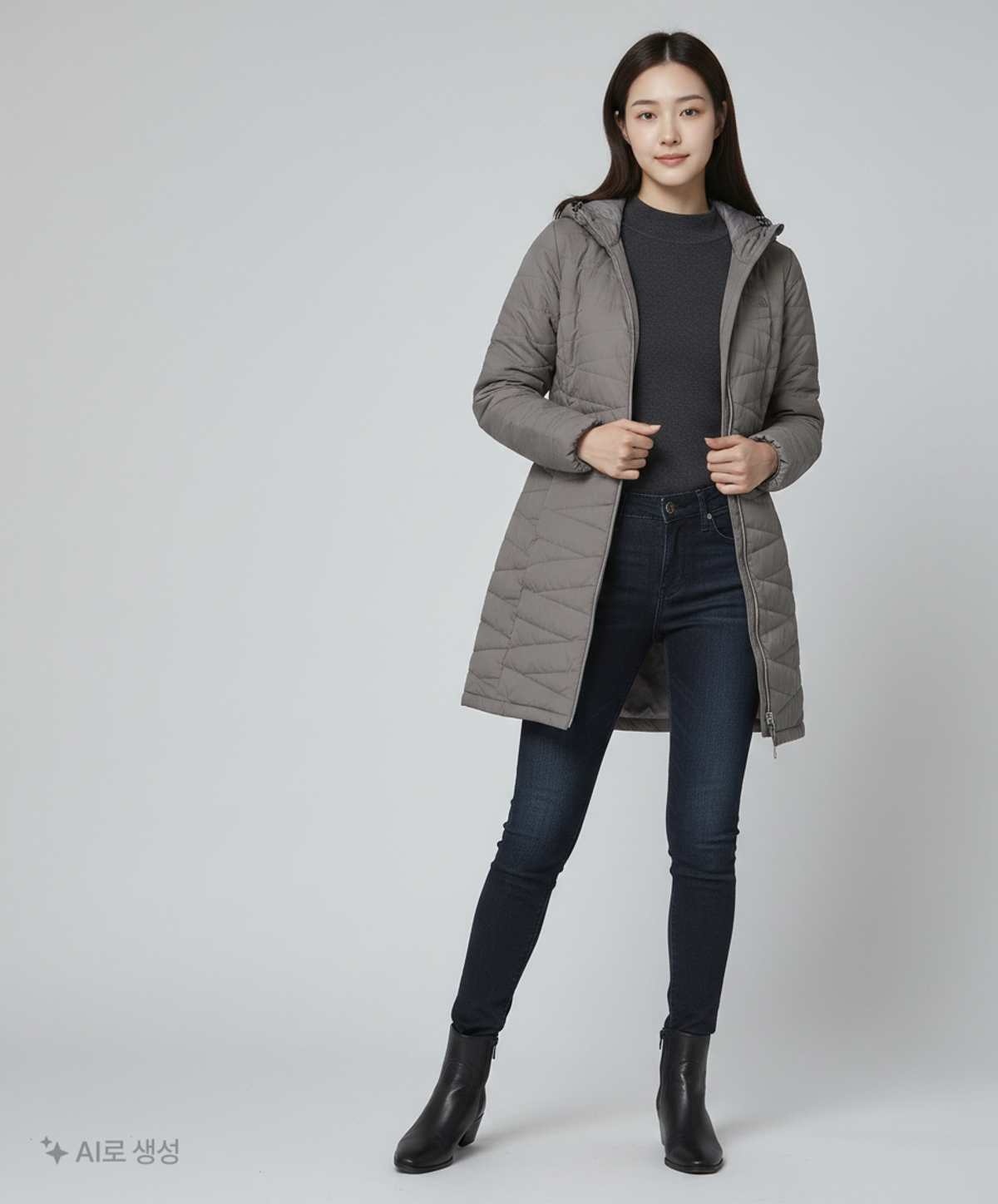 노스페이스(THE NORTH FACE) 롱 패딩/롱 헤비 아우터 90