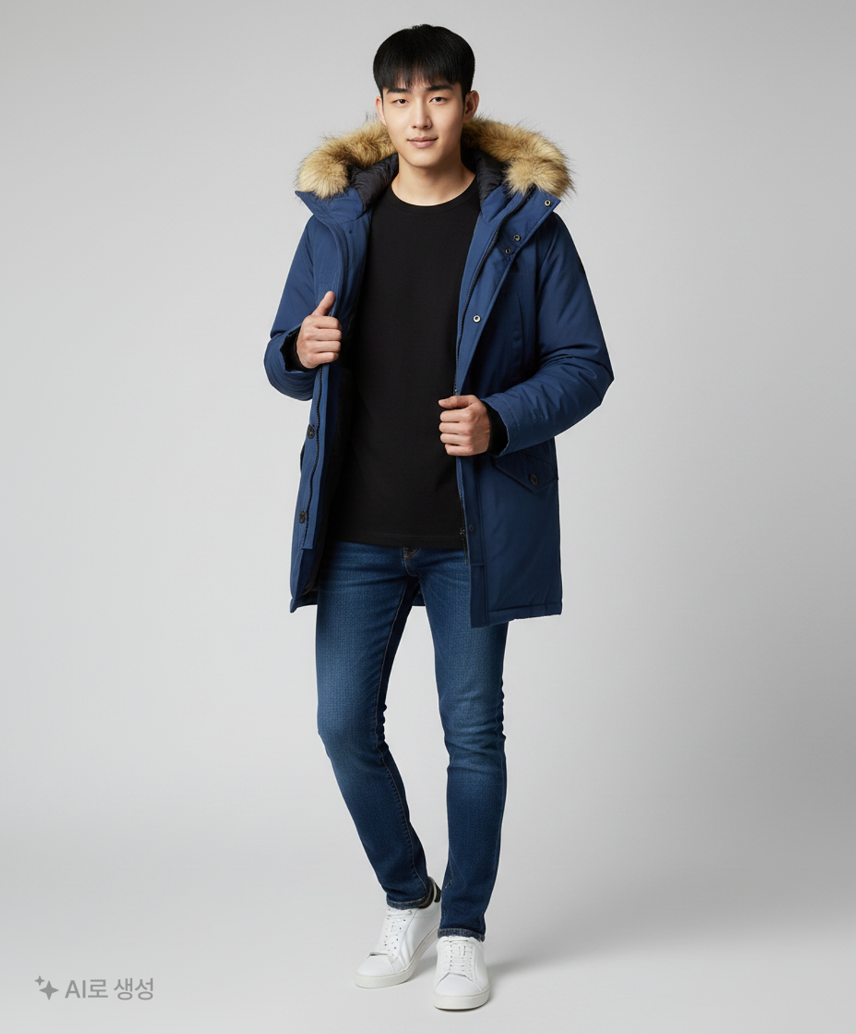 노스페이스(THE NORTH FACE) 하프 패딩/하프 헤비 아우터 90