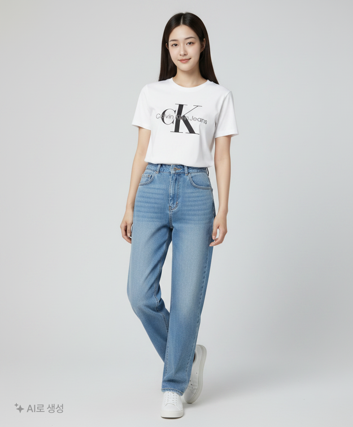 캘빈클라인 진(CALVIN KLEIN JEANS) 반소매 티셔츠 S