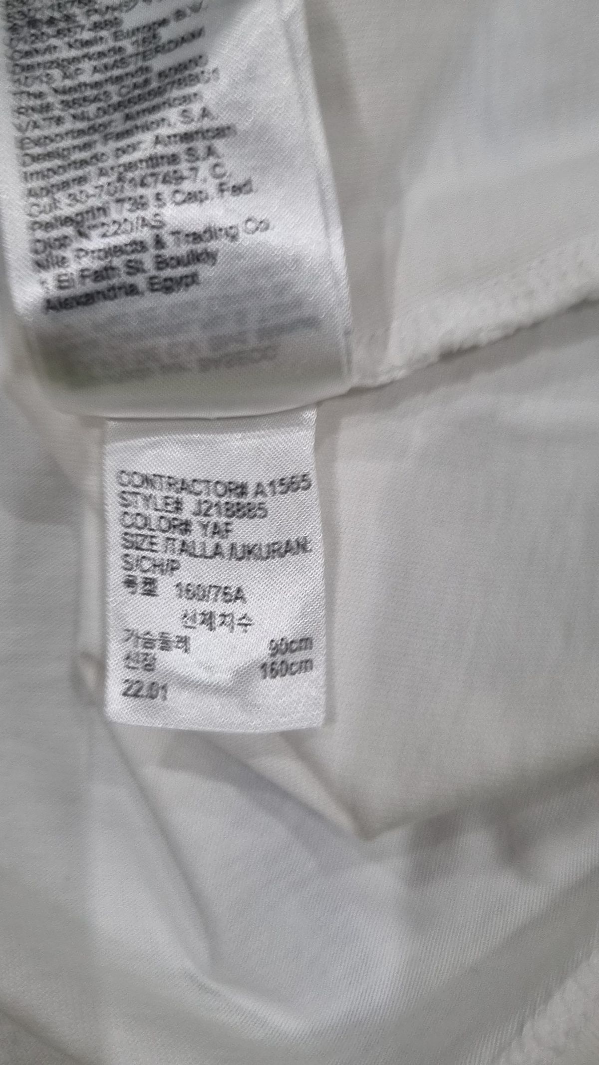캘빈클라인 진(CALVIN KLEIN JEANS) 반소매 티셔츠 S