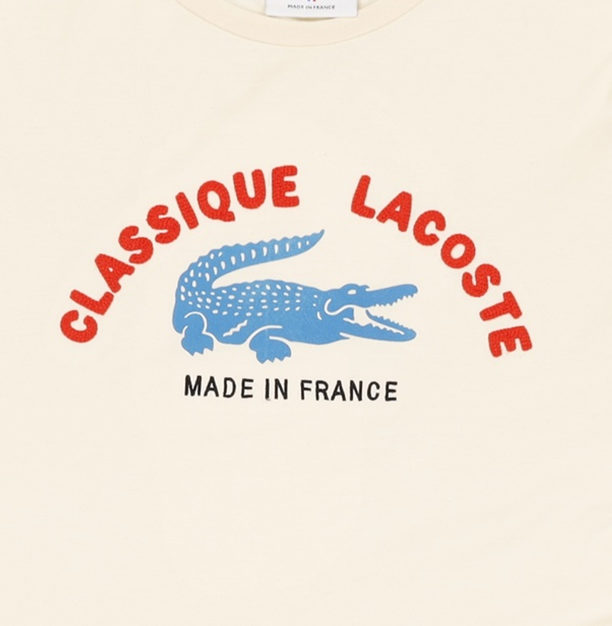 라코스테(LACOSTE) 여성 그래픽 반팔 티셔츠 TF1501-51G 056 36