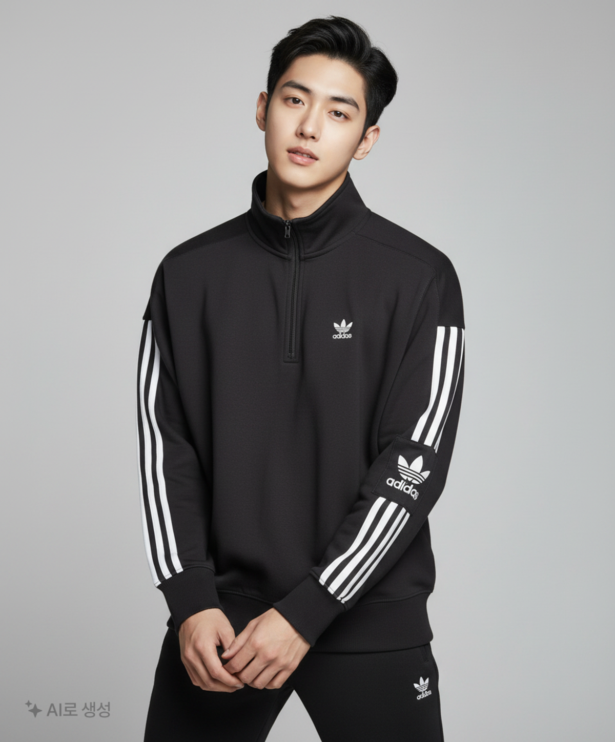 아디다스(ADIDAS) [ED7526] 락업 스웨트 - 블랙 L