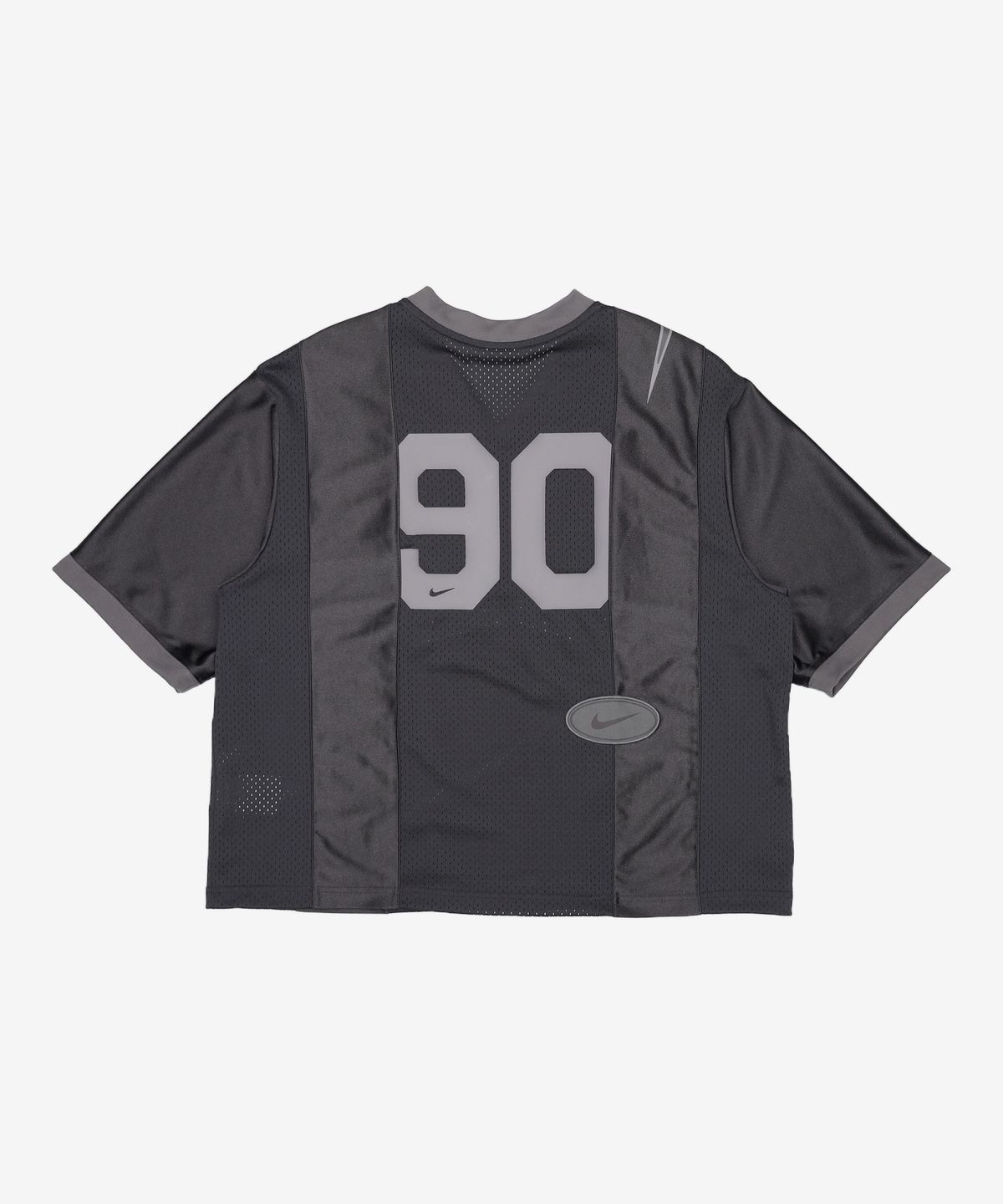 나이키(NIKE) 스포츠웨어 스트리트 오버사이즈 반소매 그래픽 저지 W - 블랙:앤트러사이트 / HJ0281-010 M