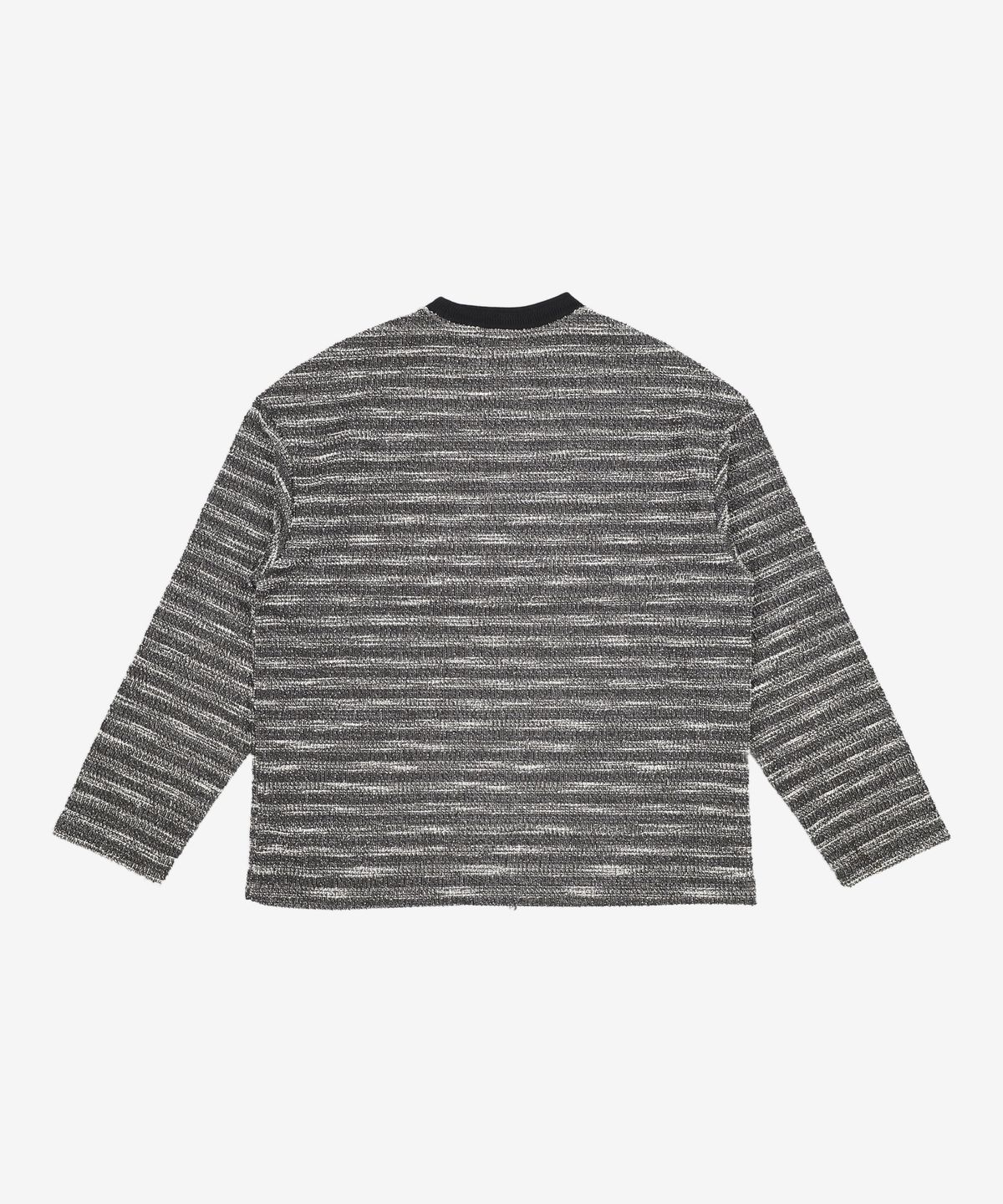 메종미네드(MAISON MINED) MIXED BOUCLE KNIT LONG SLEEVE BLACK S
