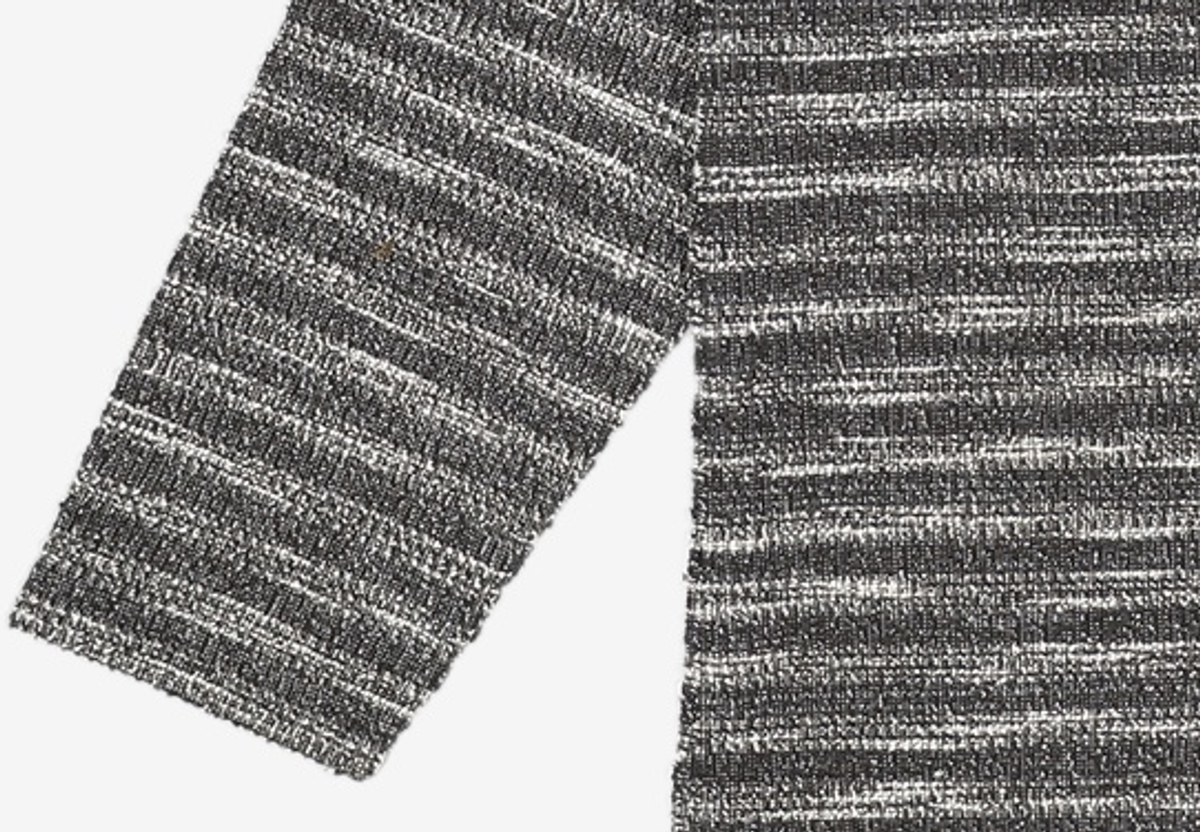 메종미네드(MAISON MINED) MIXED BOUCLE KNIT LONG SLEEVE BLACK S