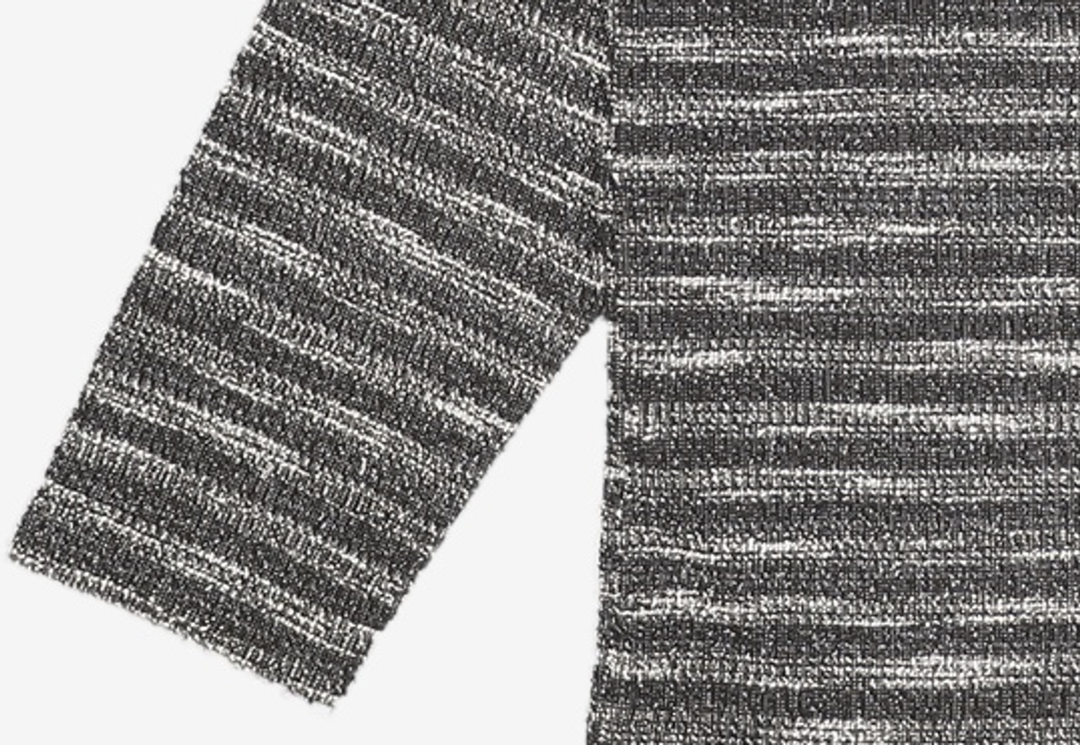 메종미네드(MAISON MINED) MIXED BOUCLE KNIT LONG SLEEVE BLACK S