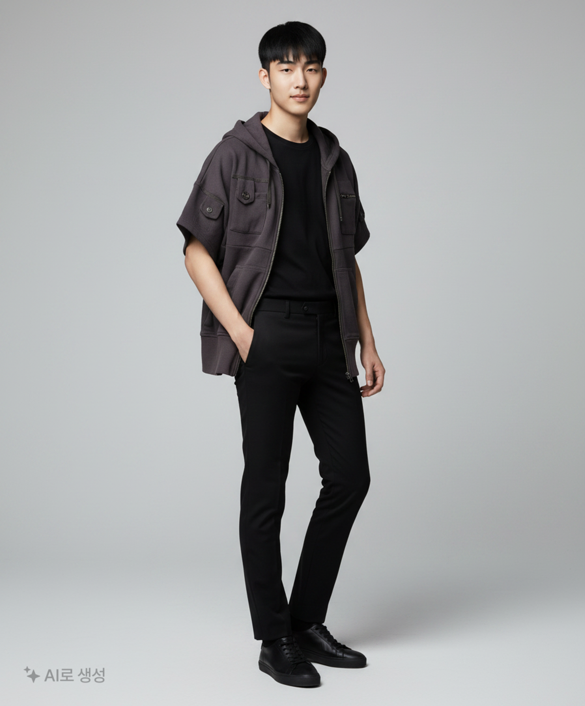 티엔지티(TNGT) 후드 집업 L