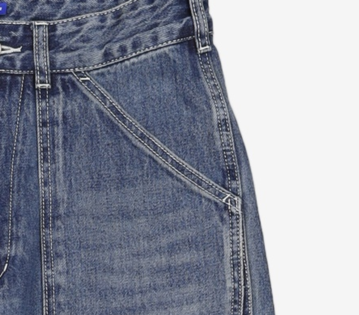 네이더스(NEITHERS) FRONTMAN DENIM PANTS (WASHED BLUE) 4