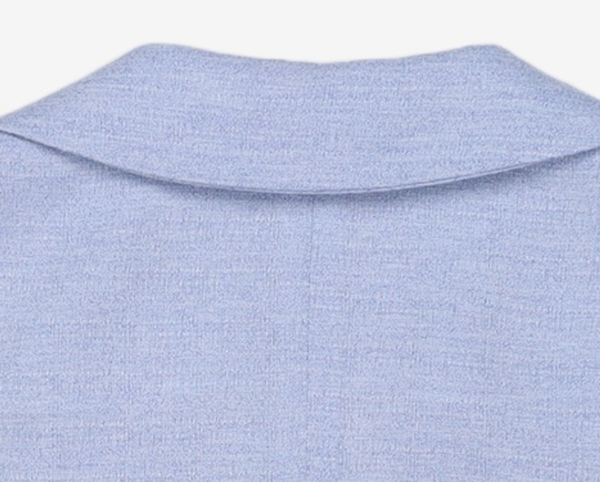 미쏘(MIXXO) 윙카라 반팔 트위드 자켓_MIWJKD512G L