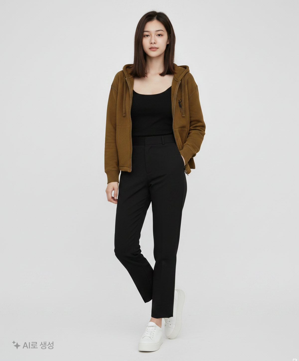 테이트(TATE) 후드 집업 90