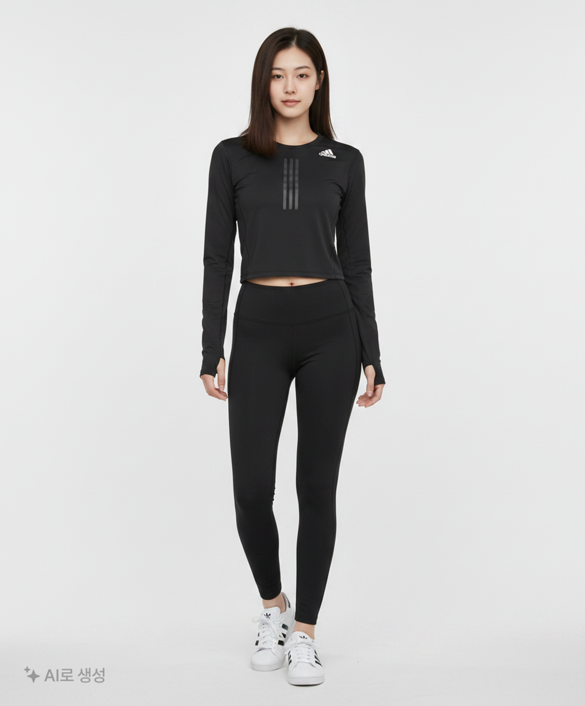 아디다스(ADIDAS) 긴소매 티셔츠 L