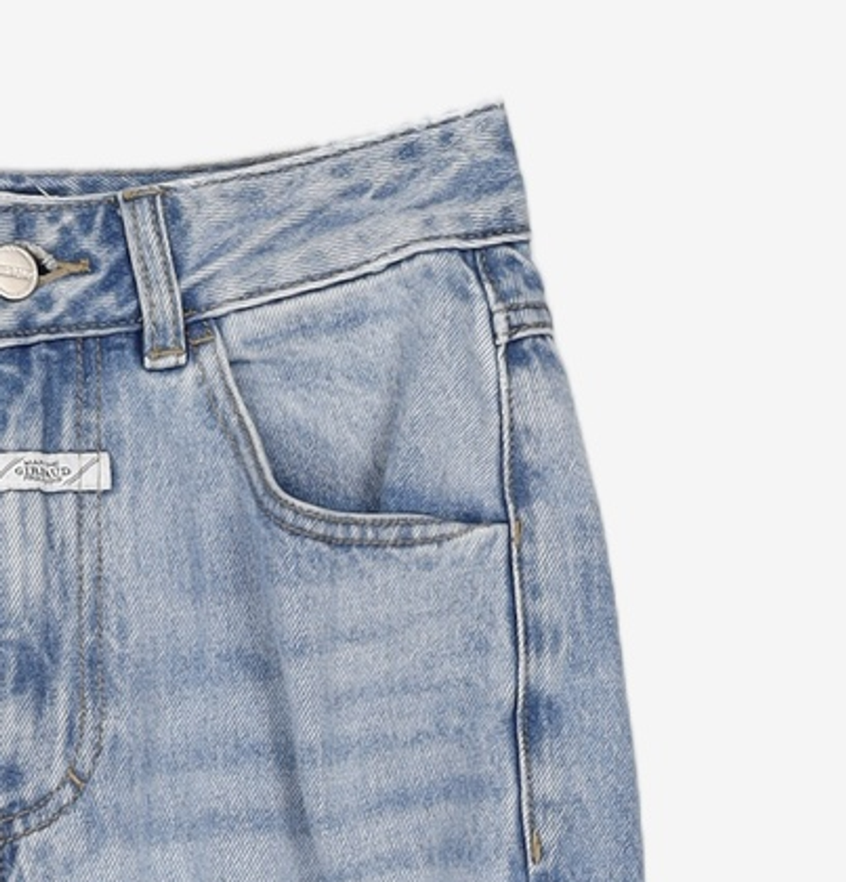 마리떼 프랑소와 저버(MARITHÉ + FRANҪOIS GIRBAUD) W SLIM STRAIGHT DENIM PANTS light blue 25