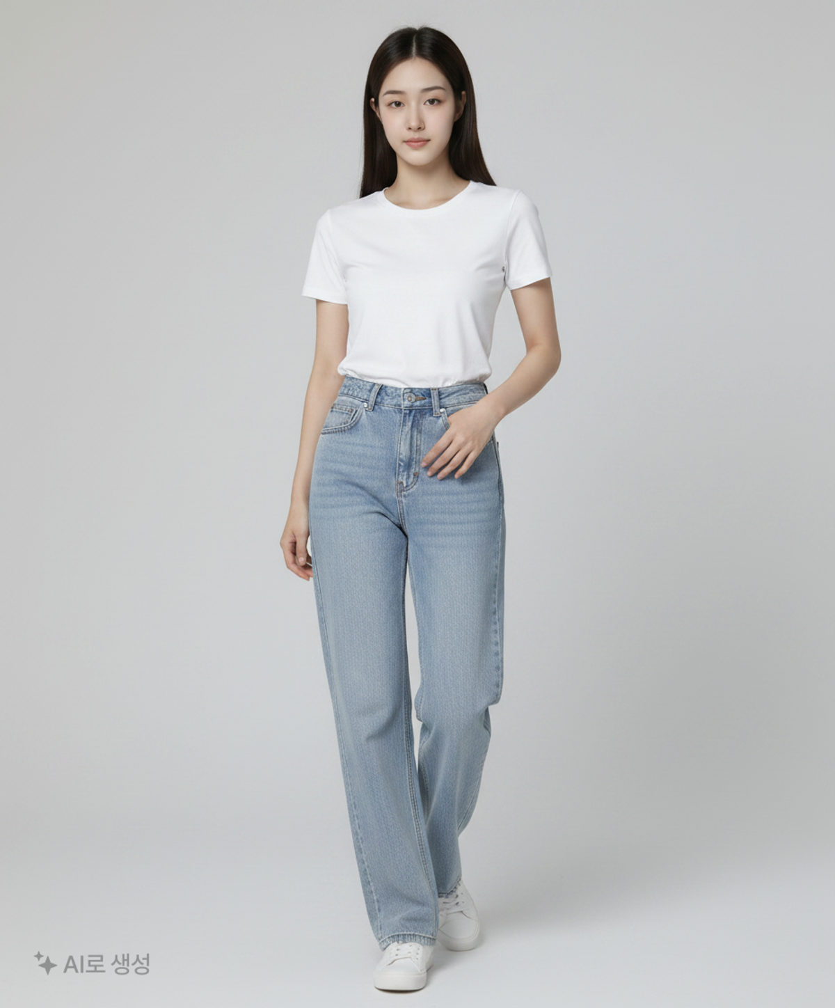 마리떼 프랑소와 저버(MARITHÉ + FRANҪOIS GIRBAUD) W SLIM STRAIGHT DENIM PANTS light blue 25