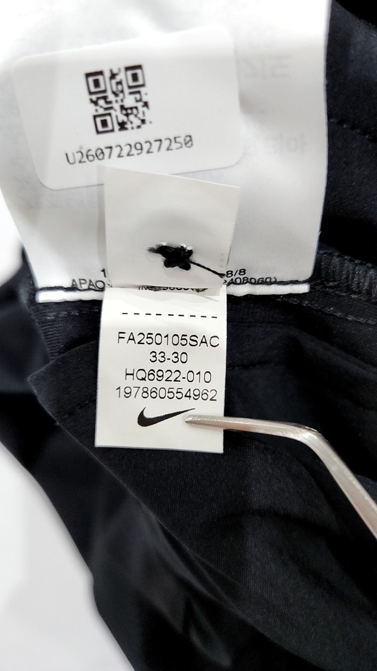 나이키(NIKE) 24.7 퍼펙트스트레치 드라이 핏 레귤러 치노 팬츠 M - 블랙:다크 스모크 그레이 / HQ6922-010 33