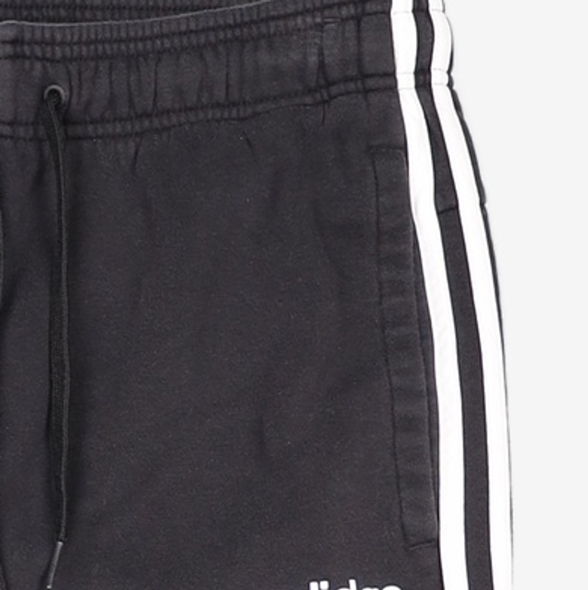 아디다스(ADIDAS) 에센셜 3S T 팬츠 FL - 블랙:화이트 / DQ3093 L