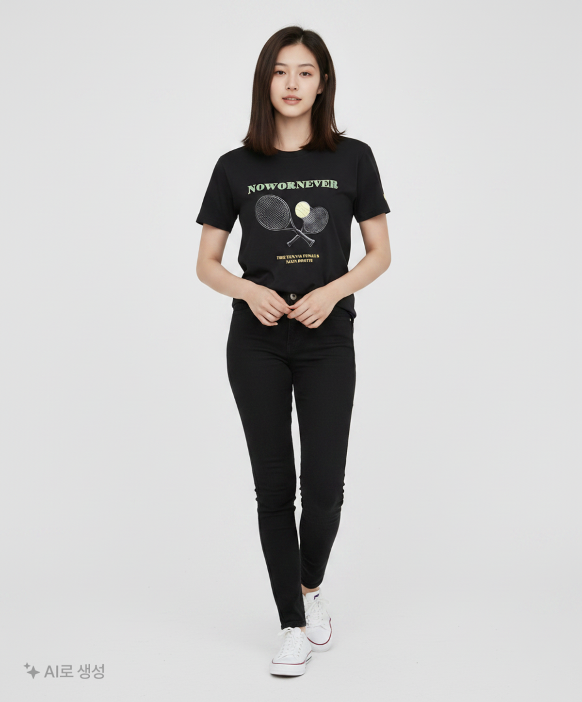 메인부스(MAINBOOTH) Racket T-shirt(WHITE) M