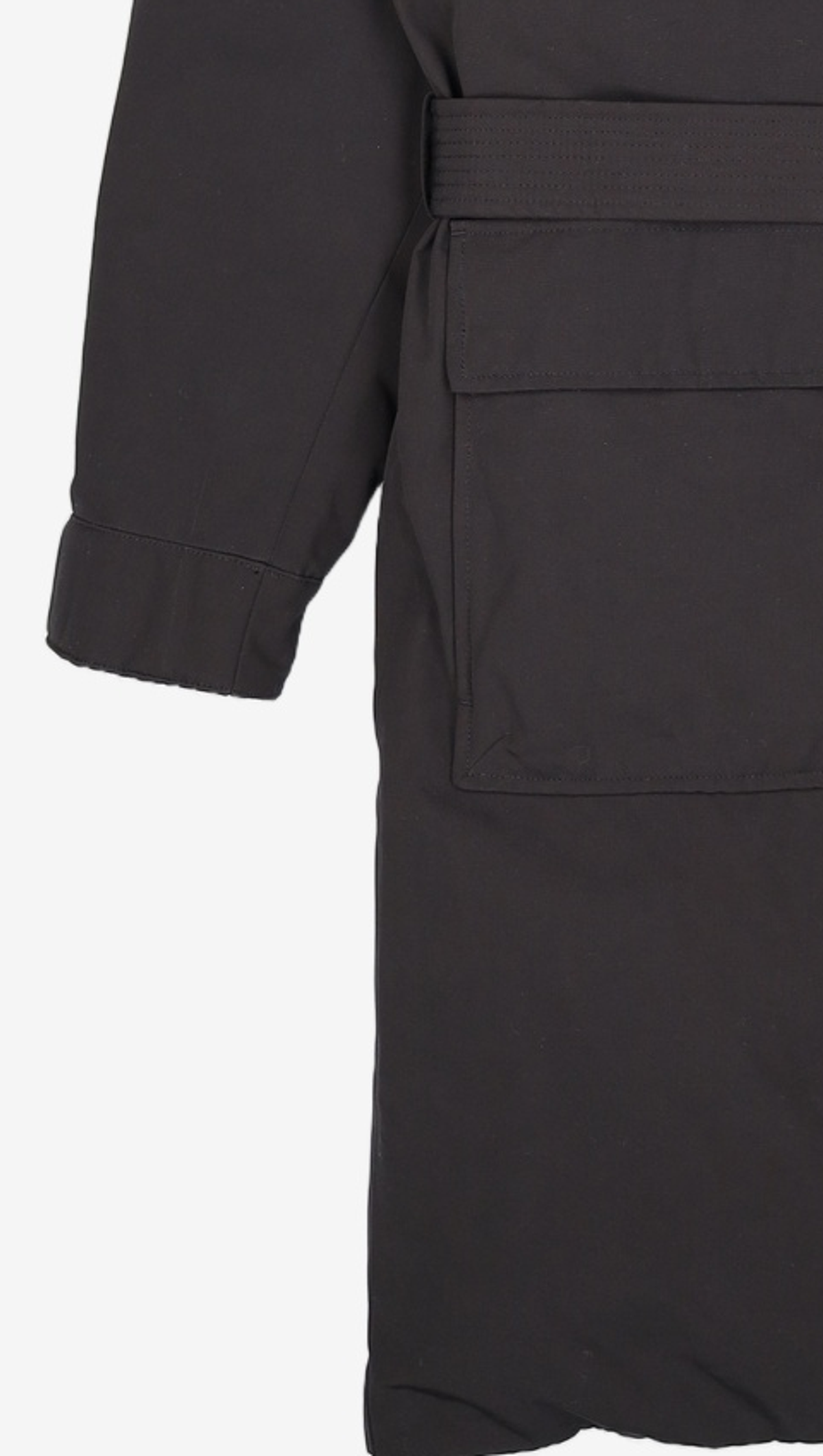 메종미네드(MAISON MINED) BLACK DOUBLE LONG GOOSE DOWN S