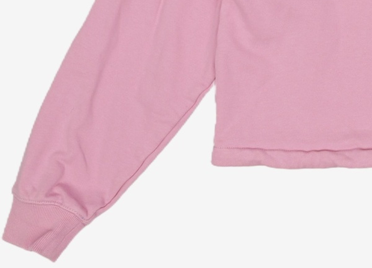 마리떼 프랑소와 저버(MARITHÉ + FRANҪOIS GIRBAUD) W HALF ZIPUP CROP SWEATSHIRT pink M