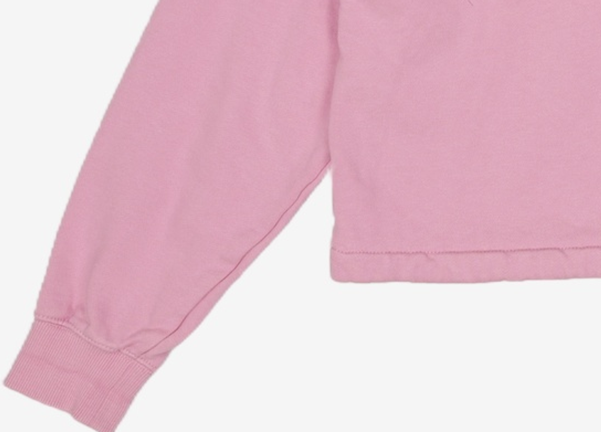 마리떼 프랑소와 저버(MARITHÉ + FRANҪOIS GIRBAUD) W HALF ZIPUP CROP SWEATSHIRT pink M